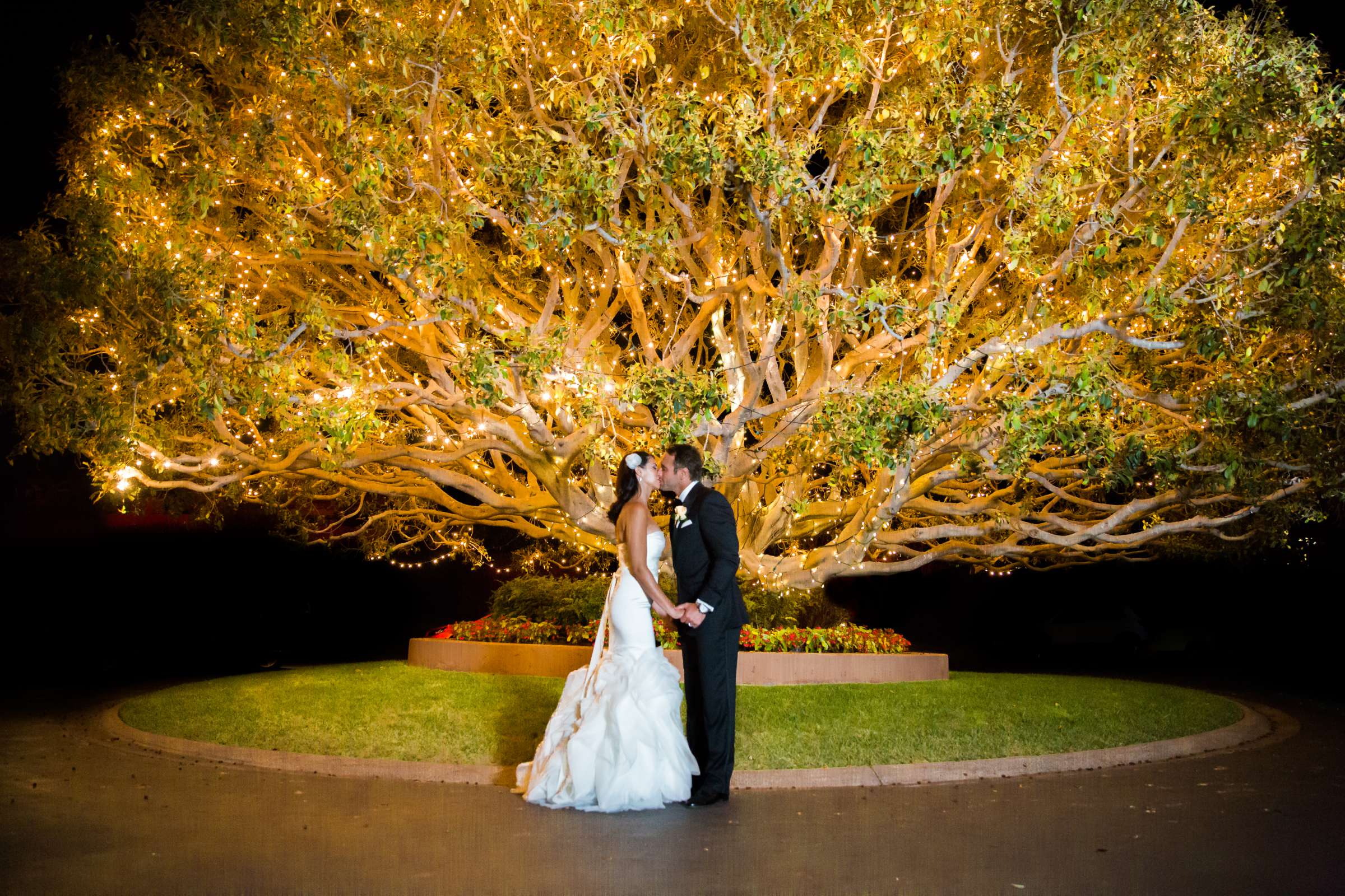 Gold colors at Rancho Valencia Wedding coordinated by Your Event by Erin, Claire and Ryan Wedding Photo #3 by True Photography