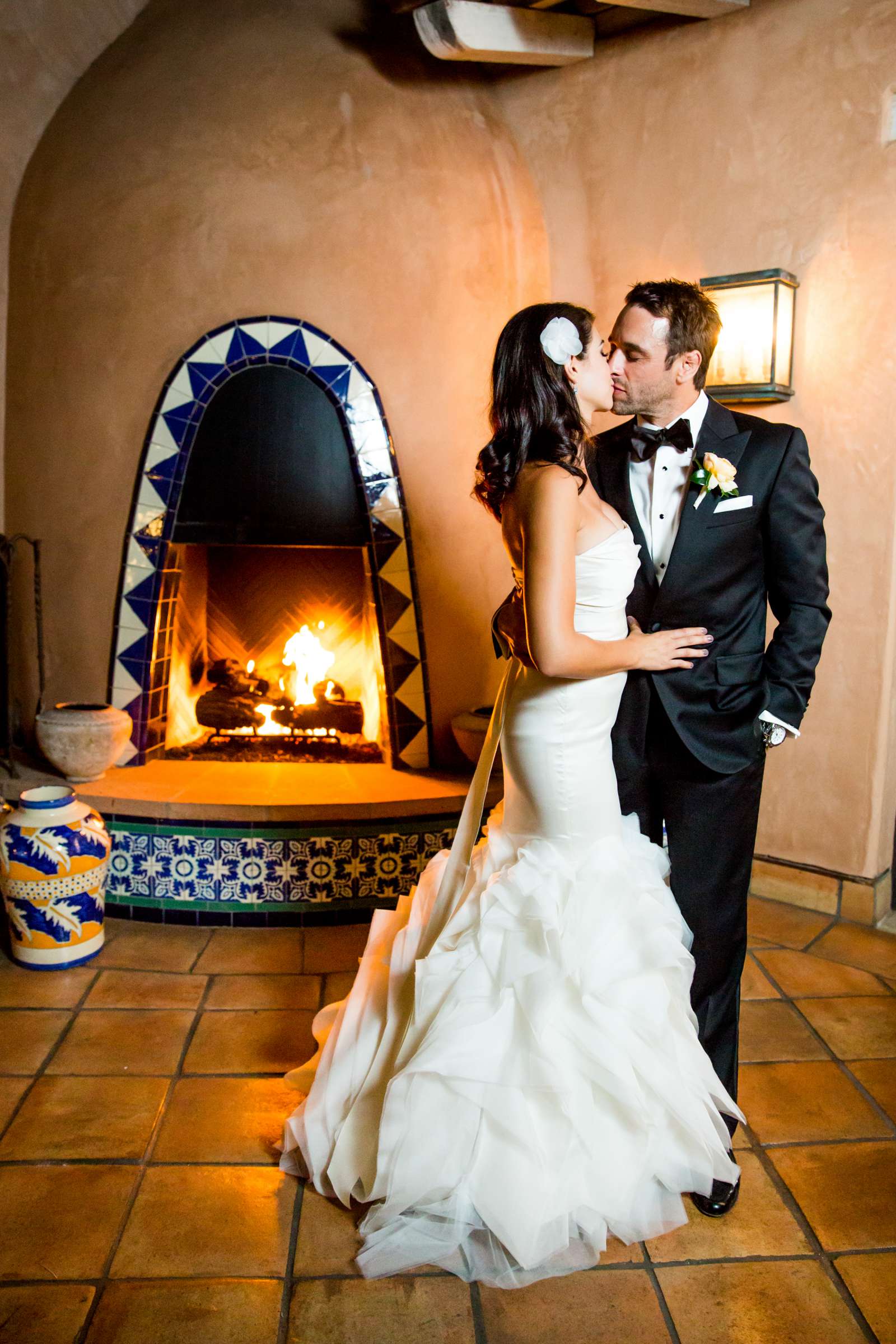Night Shot at Rancho Valencia Wedding coordinated by Your Event by Erin, Claire and Ryan Wedding Photo #5 by True Photography