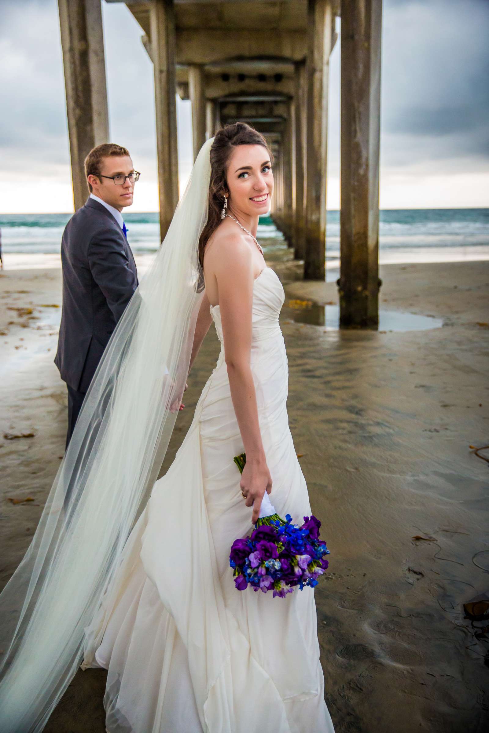 Scripps Seaside Forum Wedding coordinated by Sweet Blossom Weddings, Lauren and Spencer Wedding Photo #6 by True Photography