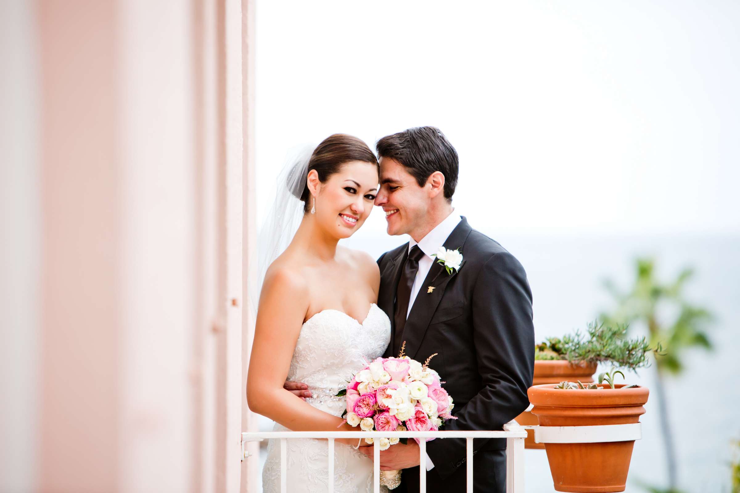 La Valencia Wedding coordinated by Amy June Weddings & Events, Rosie and Mark Wedding Photo #1 by True Photography