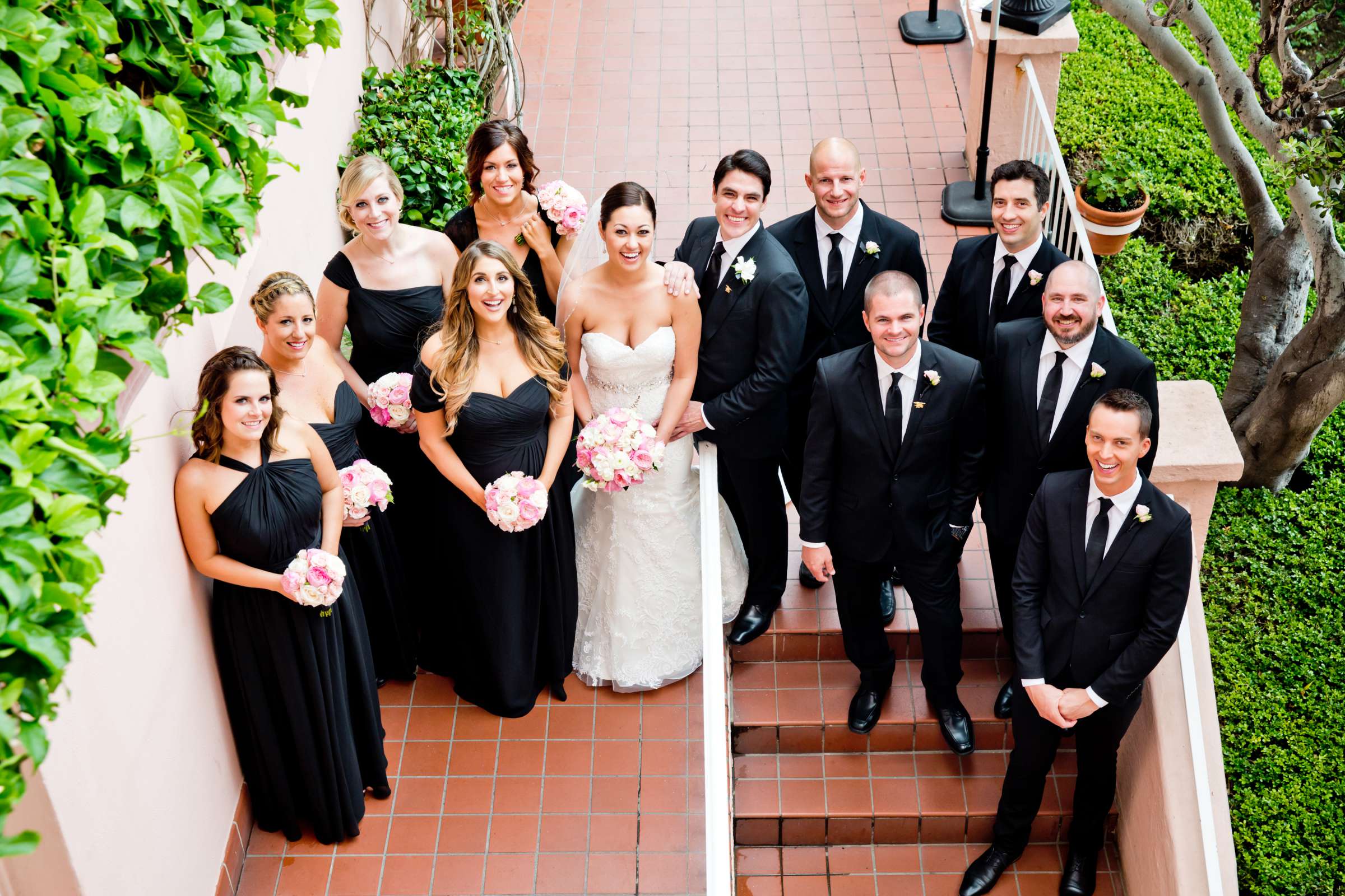 La Valencia Wedding coordinated by Amy June Weddings & Events, Rosie and Mark Wedding Photo #5 by True Photography