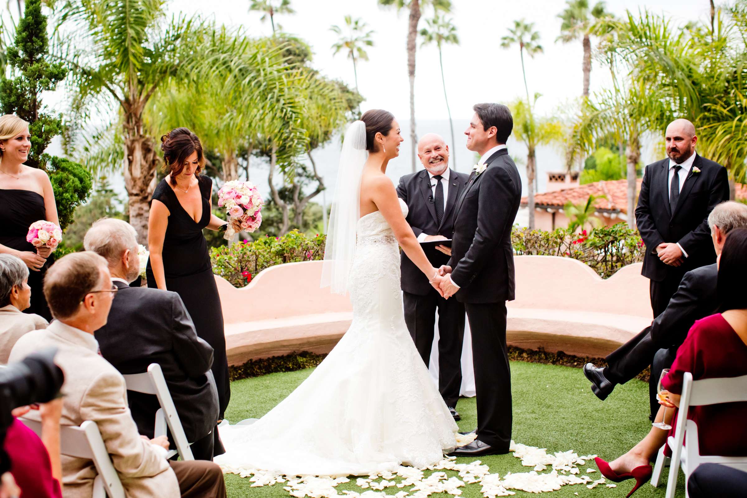 La Valencia Wedding coordinated by Amy June Weddings & Events, Rosie and Mark Wedding Photo #47 by True Photography