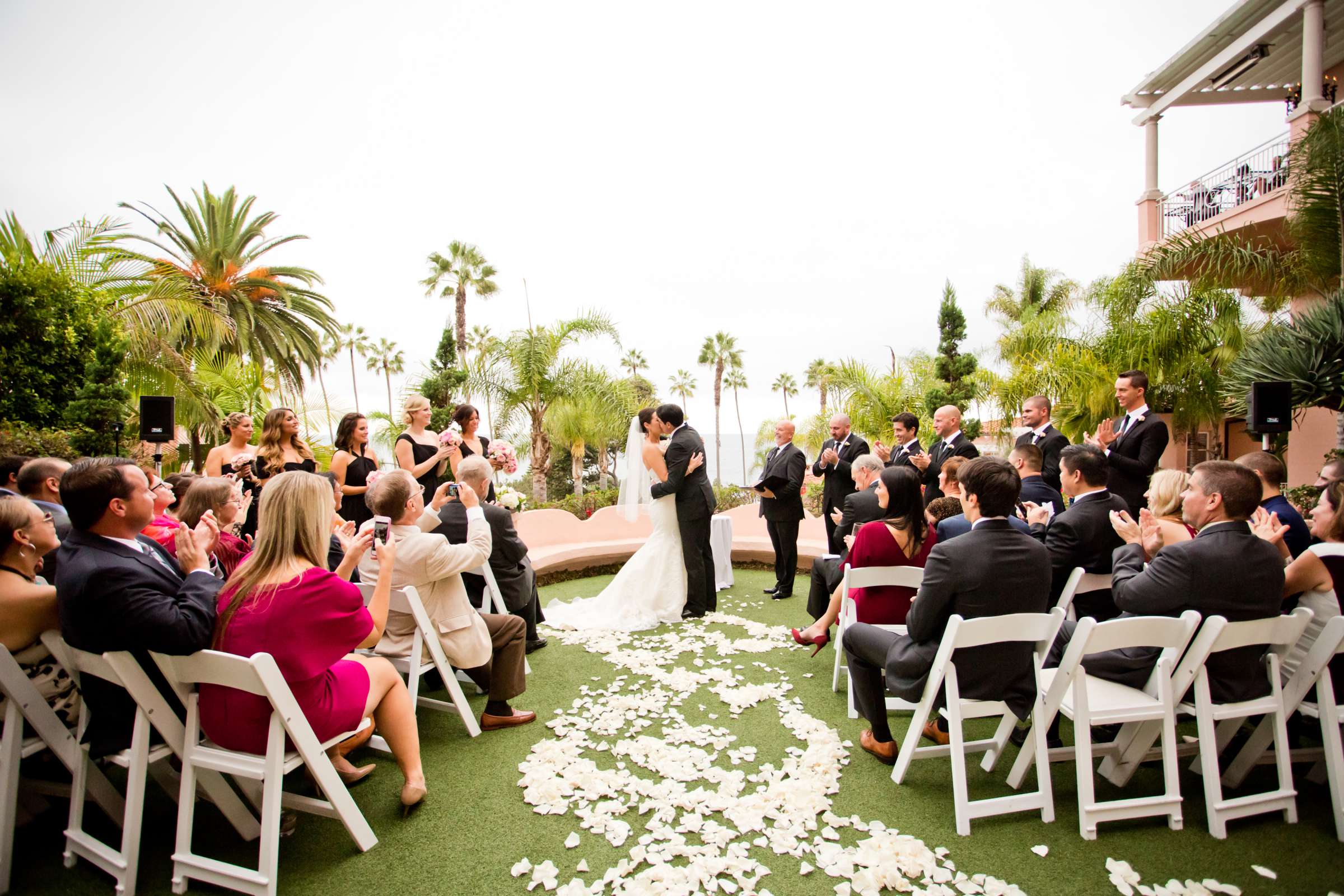 La Valencia Wedding coordinated by Amy June Weddings & Events, Rosie and Mark Wedding Photo #55 by True Photography