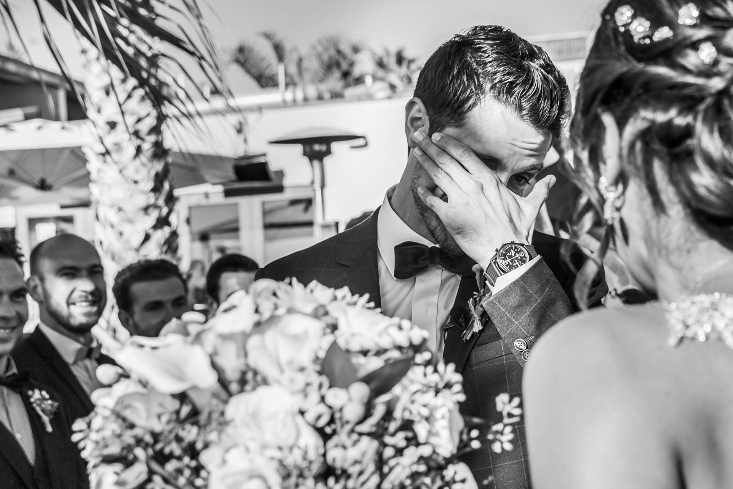 Emotional moment at Tom Hams Lighthouse Wedding coordinated by JNB Connect, Tajiana and Remy Wedding Photo #33 by True Photography