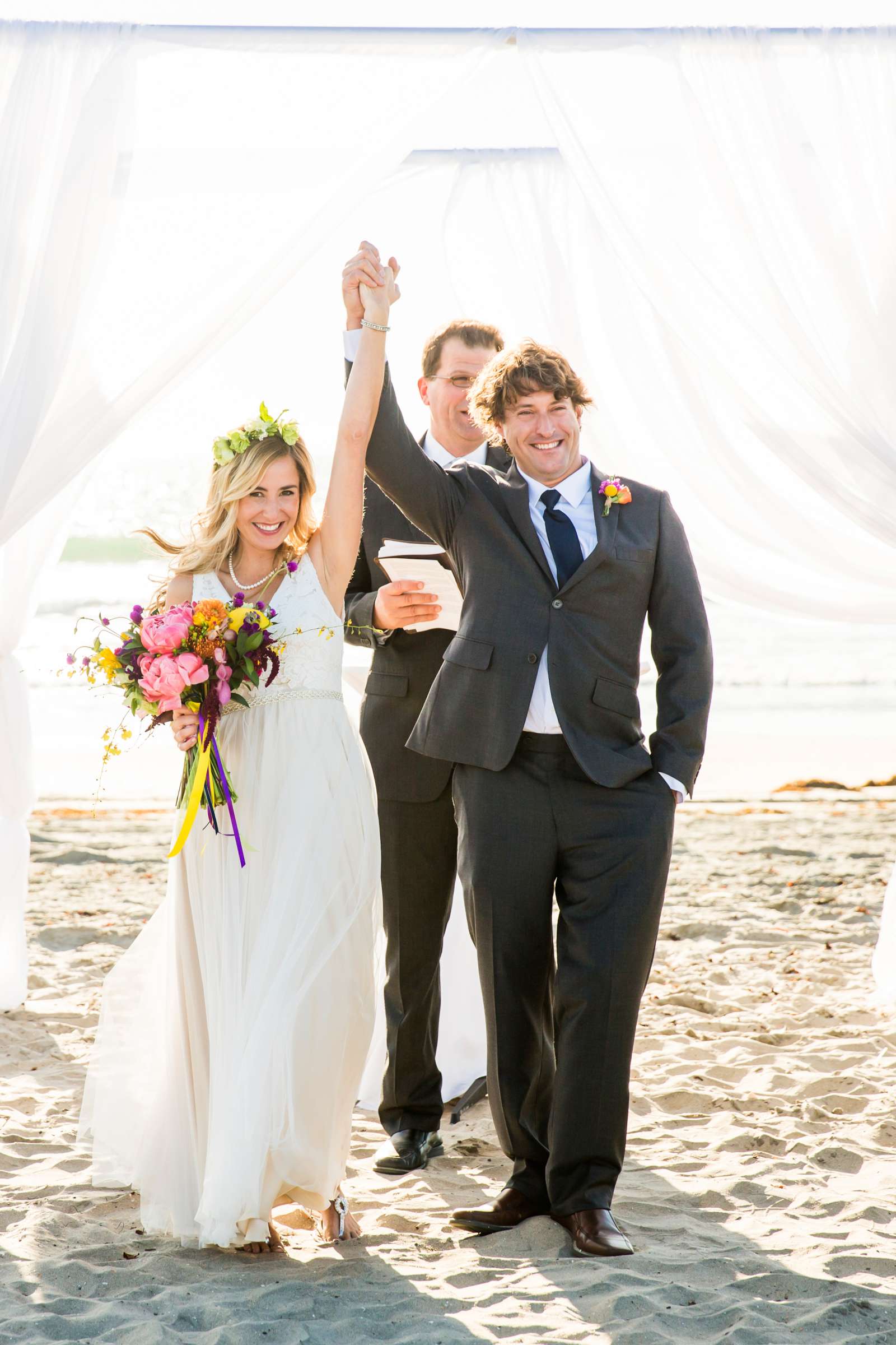 California State Beaches Wedding coordinated by Creative Affairs Inc, Kirsten and Eric Wedding Photo #39 by True Photography