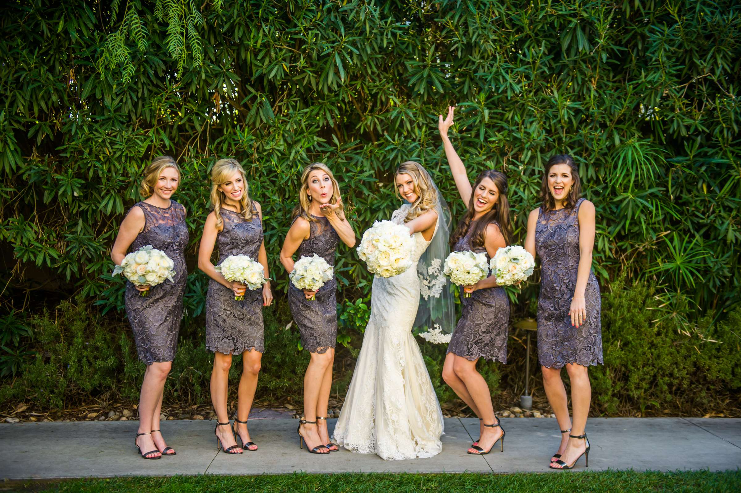 Bridesmaids at Estancia Wedding coordinated by Sweet Blossom Weddings, Erin and Shaeffer Wedding Photo #16 by True Photography