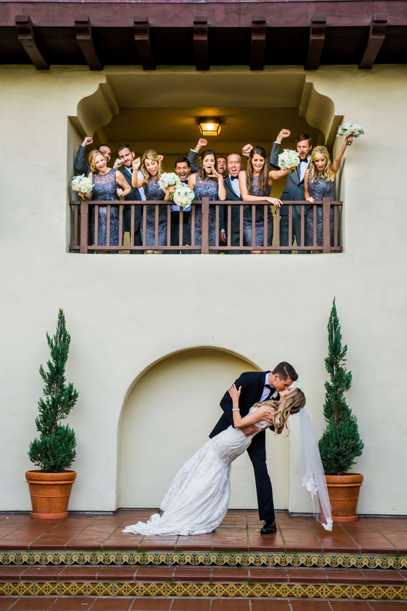 Bridal Party at Estancia Wedding coordinated by Sweet Blossom Weddings, Erin and Shaeffer Wedding Photo #24 by True Photography