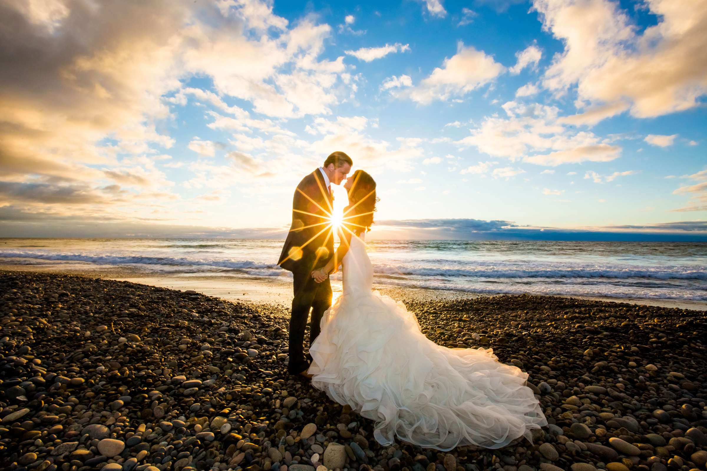 Sunset, Artsy moment at Park Hyatt Aviara Wedding coordinated by Delicate Details, Ashley and Scott Wedding Photo #2 by True Photography
