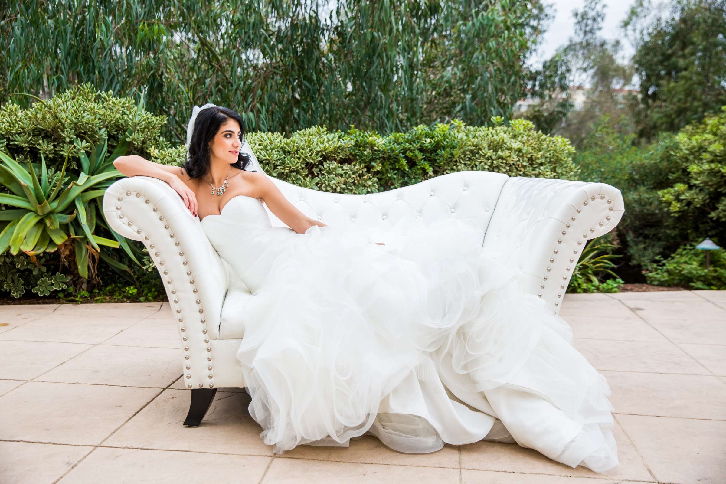 Stylized Portrait, Bride, Photographers Favorite at Park Hyatt Aviara Wedding coordinated by Delicate Details, Ashley and Scott Wedding Photo #1 by True Photography