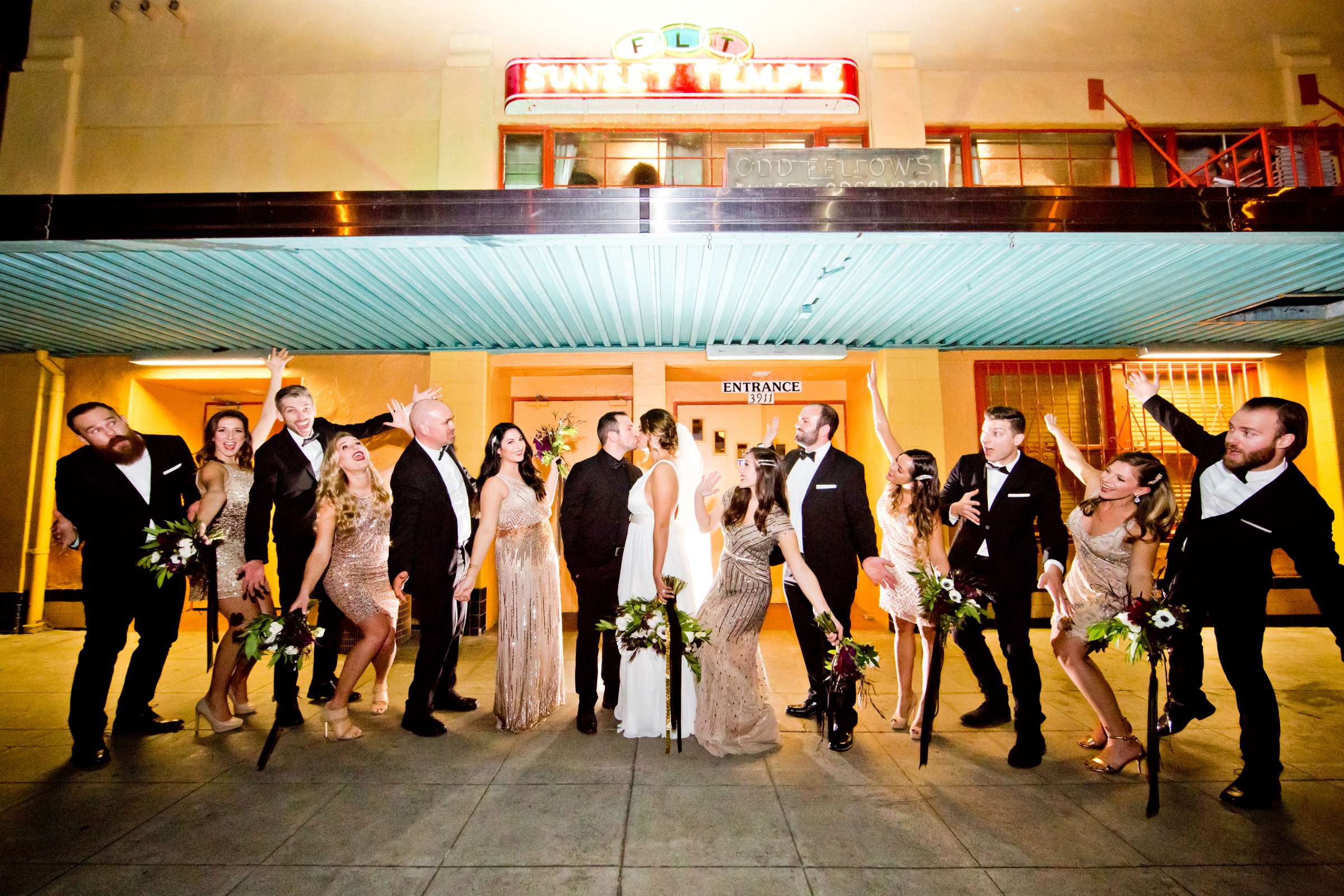 Sunset Temple Wedding coordinated by Universal Moods, Courtney and Andrew Wedding Photo #189825 by True Photography