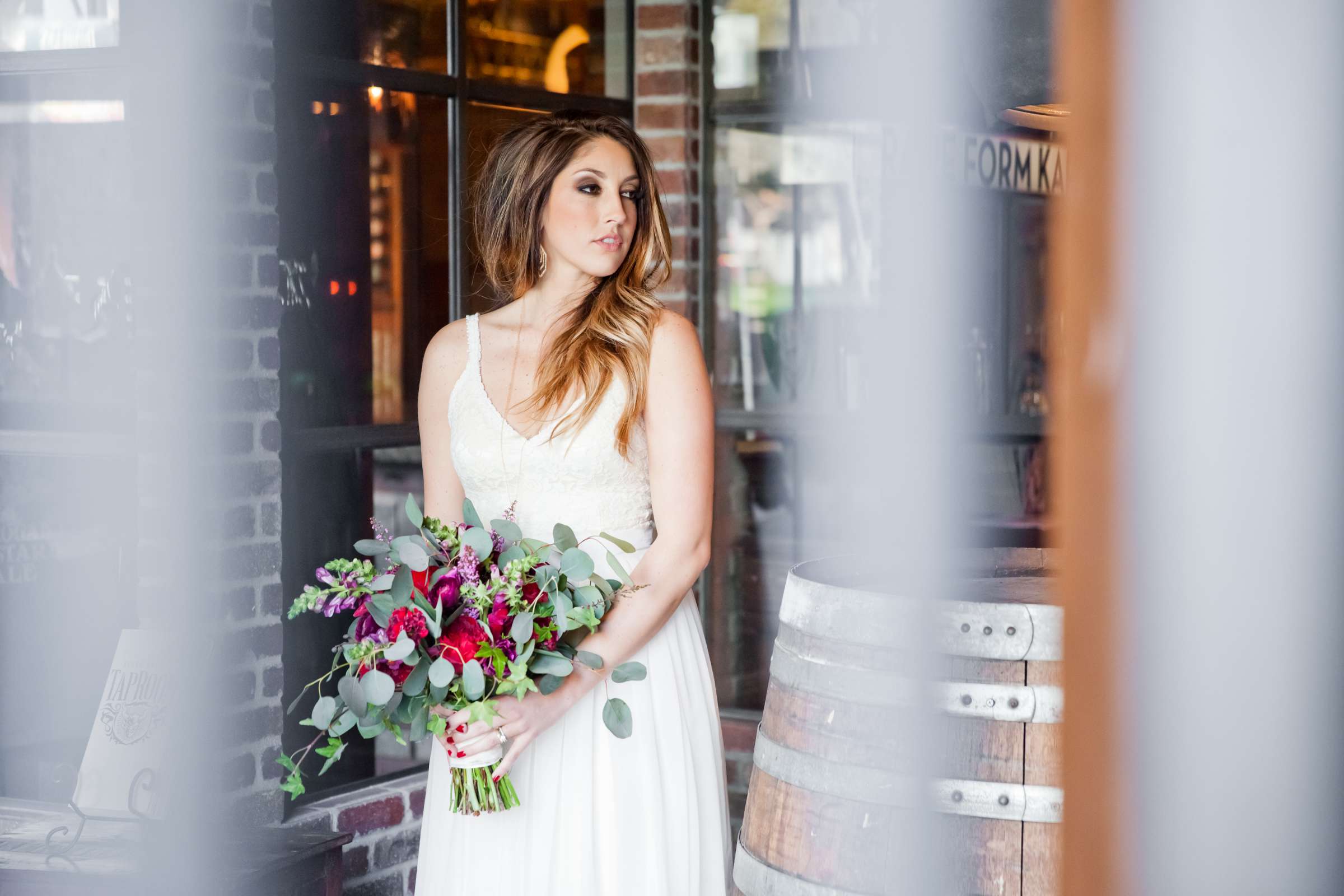 Wedding coordinated by Seven Stems Floral Design & Events, Stylish Editorial Wedding Photo #191084 by True Photography