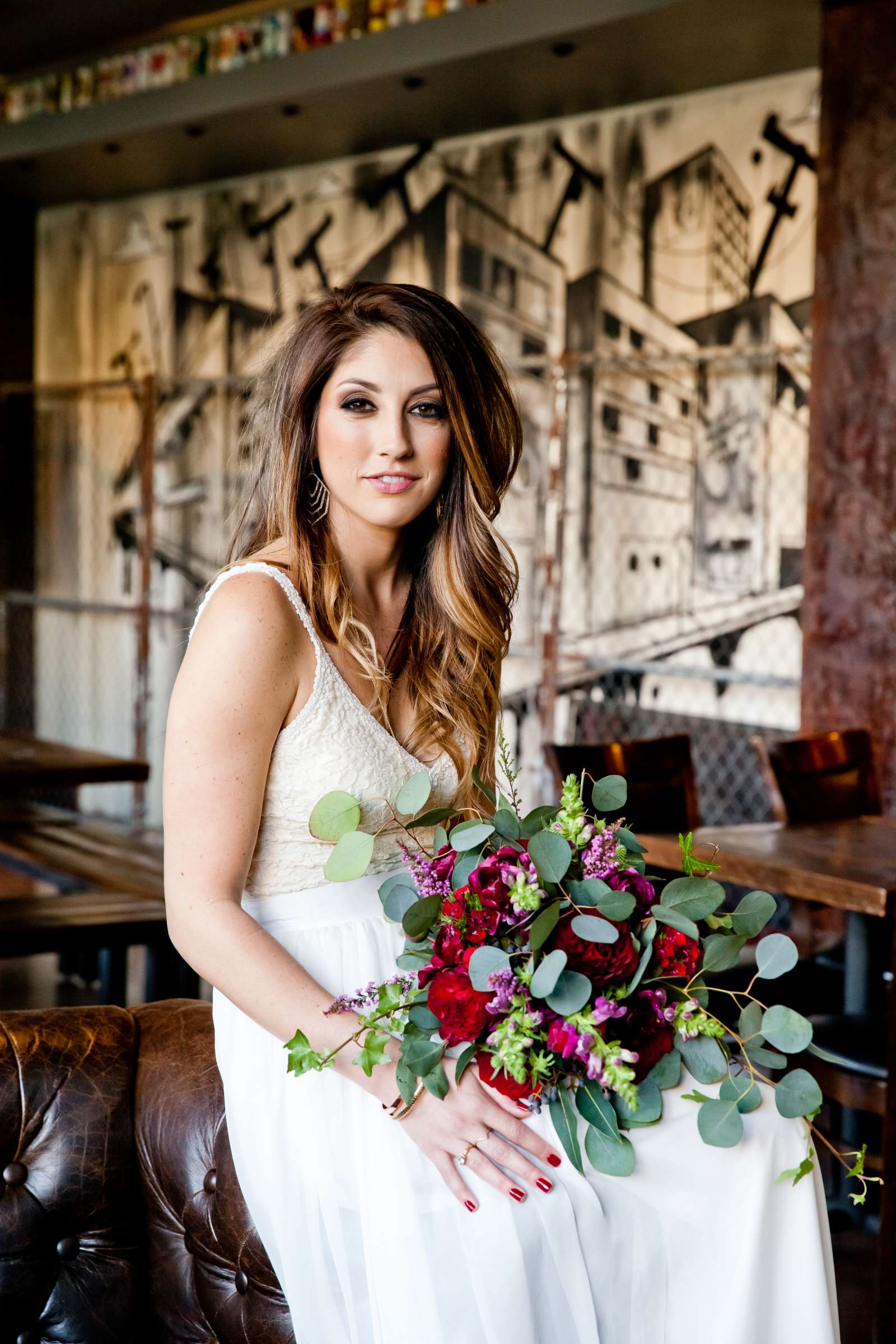 Wedding coordinated by Seven Stems Floral Design & Events, Stylish Editorial Wedding Photo #191129 by True Photography