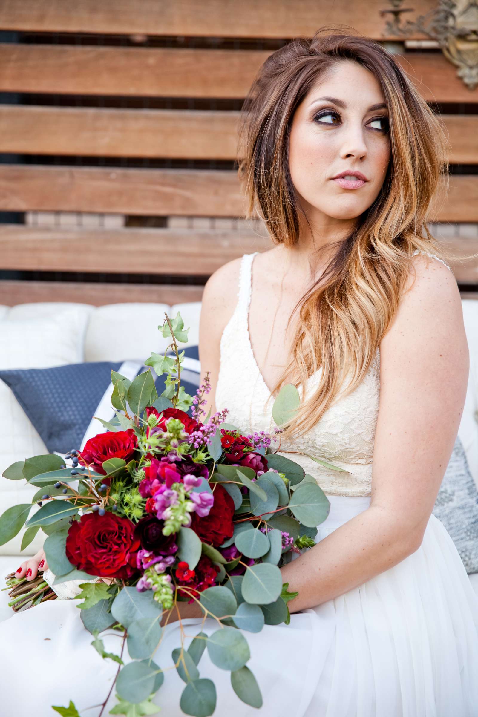 Wedding coordinated by Seven Stems Floral Design & Events, Stylish Editorial Wedding Photo #191159 by True Photography