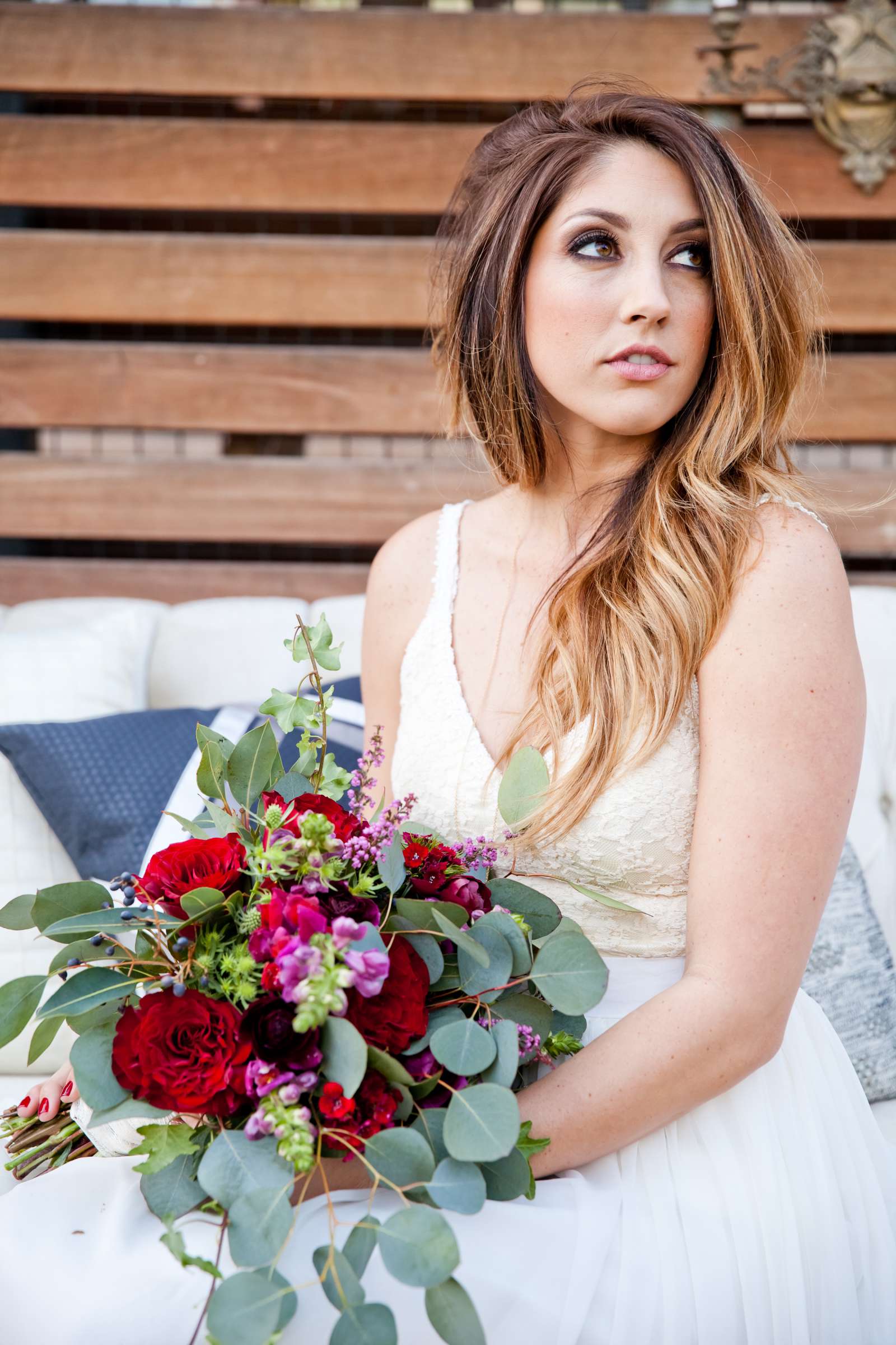 Wedding coordinated by Seven Stems Floral Design & Events, Stylish Editorial Wedding Photo #191160 by True Photography