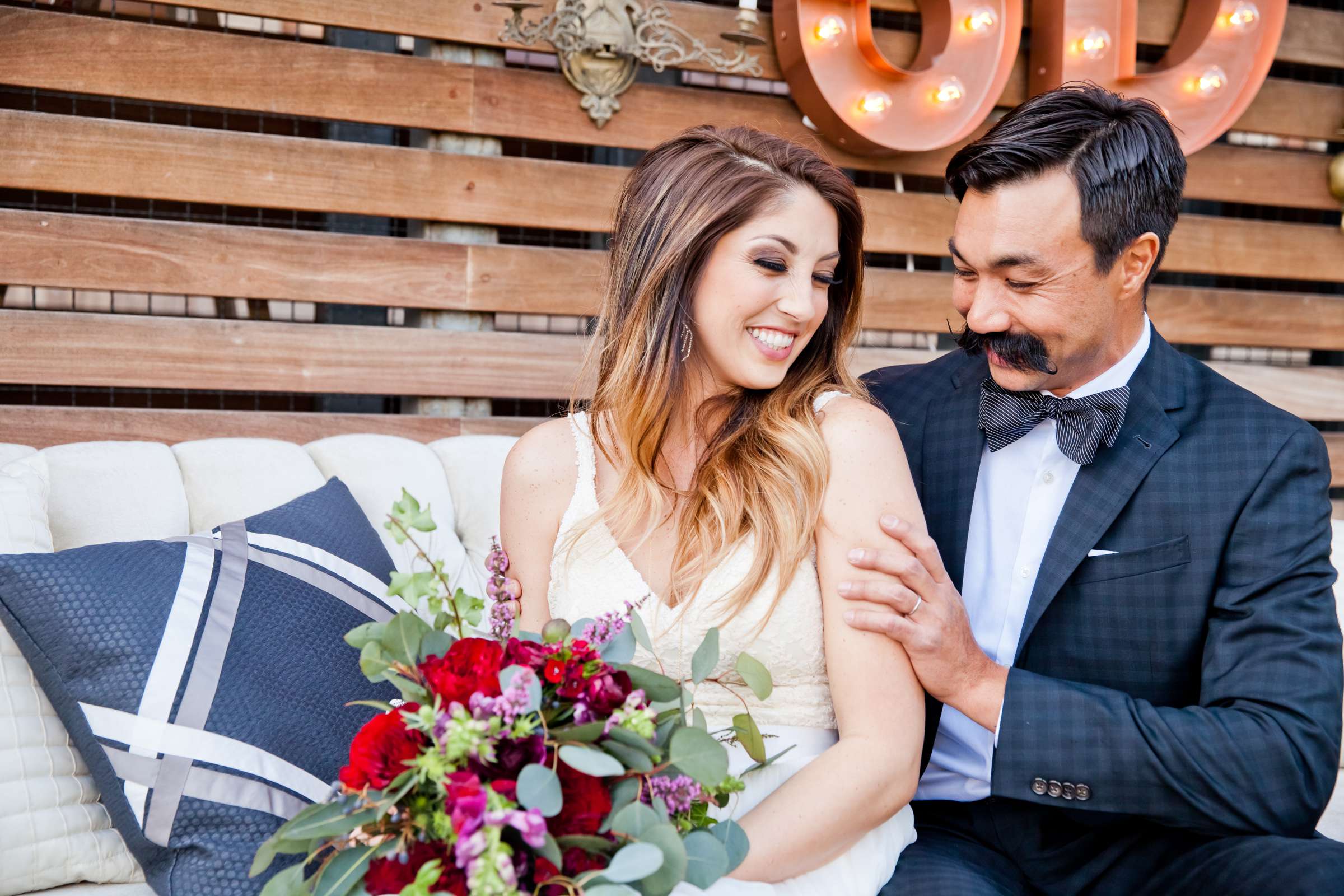 Wedding coordinated by Seven Stems Floral Design & Events, Stylish Editorial Wedding Photo #191163 by True Photography