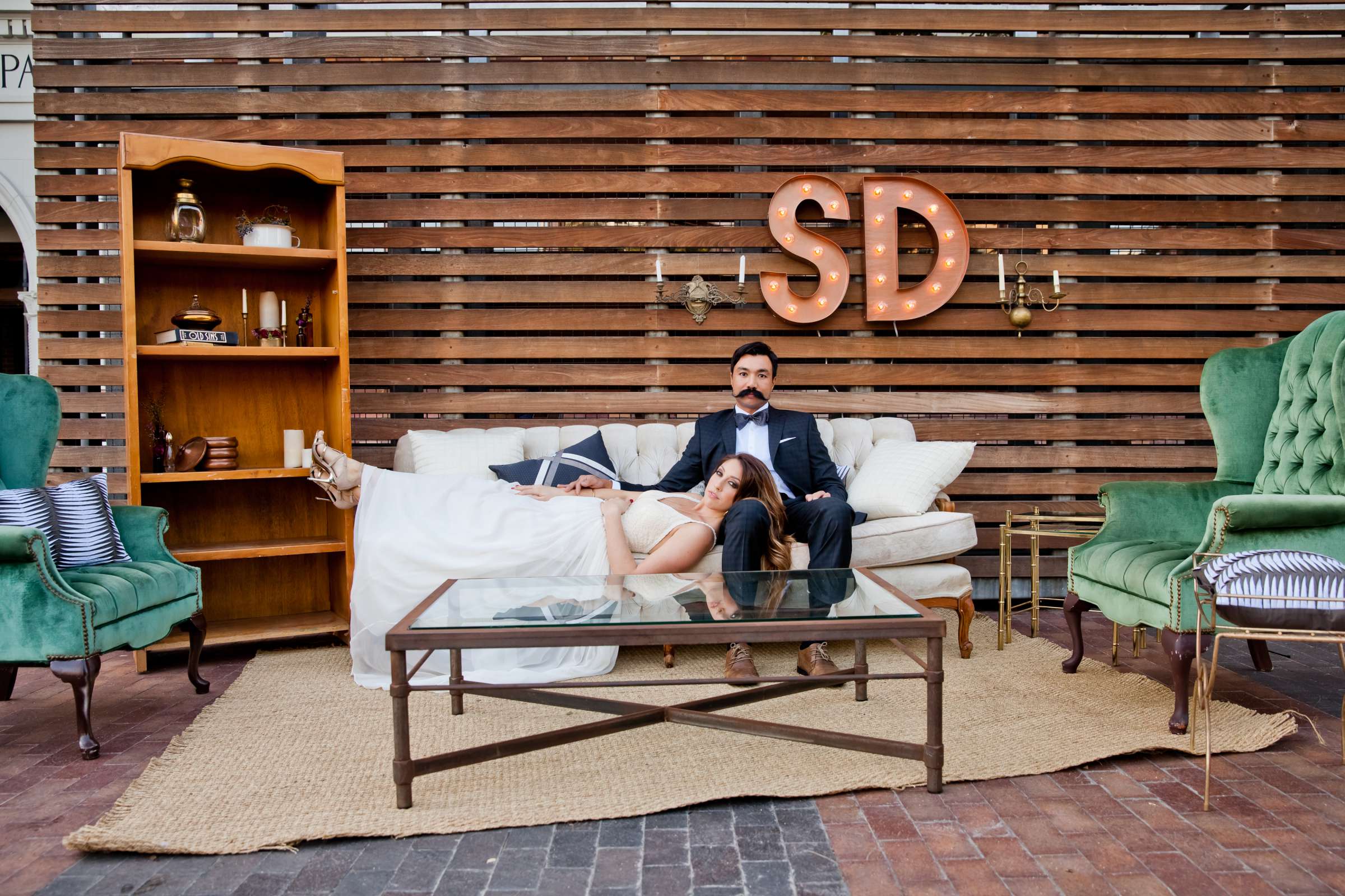 Wedding coordinated by Seven Stems Floral Design & Events, Stylish Editorial Wedding Photo #191169 by True Photography