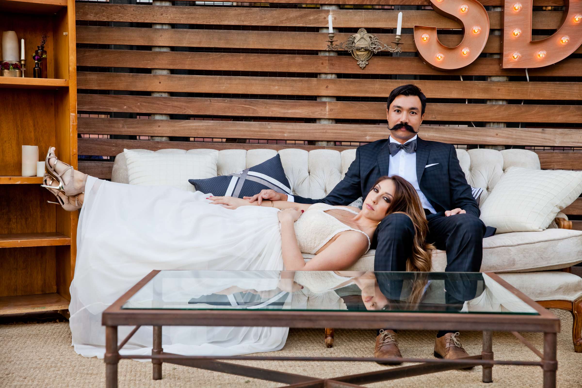 Wedding coordinated by Seven Stems Floral Design & Events, Stylish Editorial Wedding Photo #191170 by True Photography