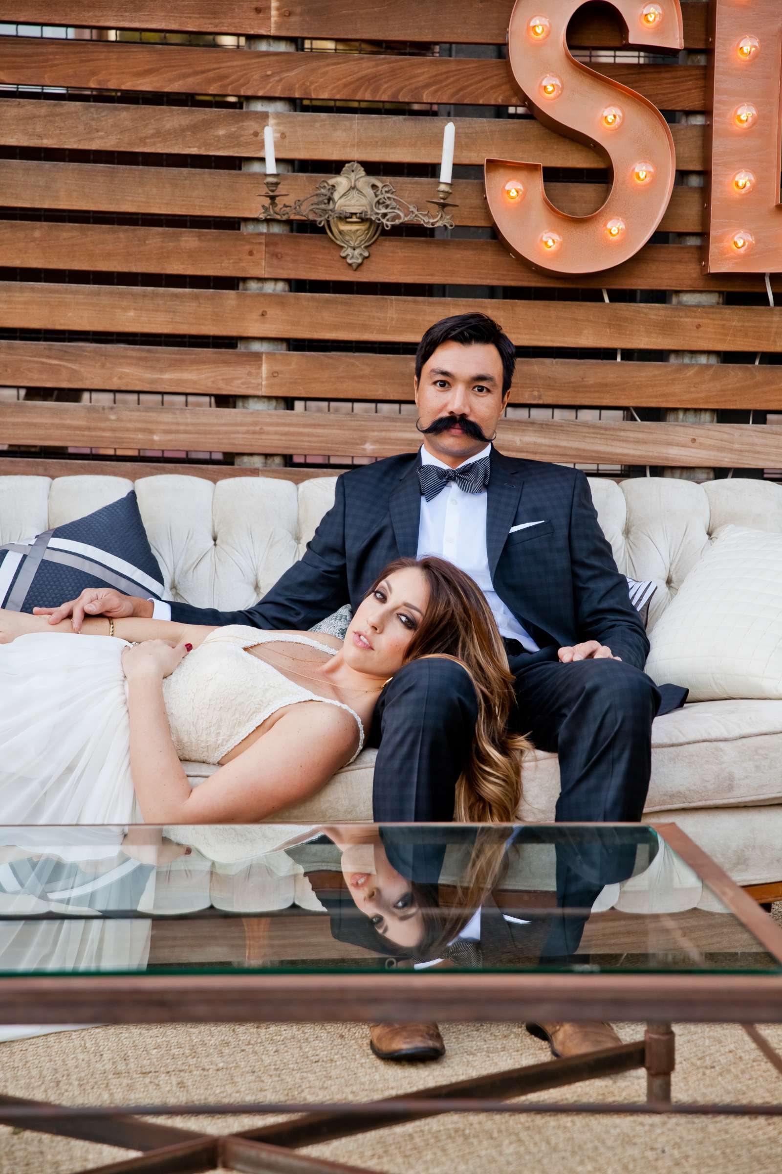 Wedding coordinated by Seven Stems Floral Design & Events, Stylish Editorial Wedding Photo #191171 by True Photography