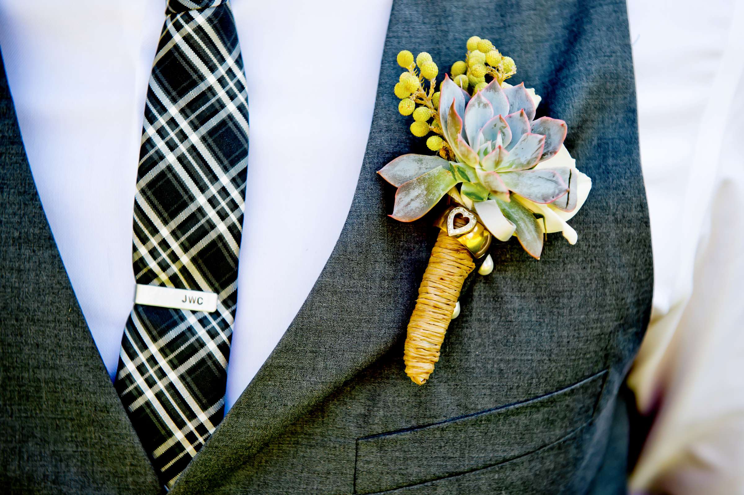 boutonnière at Serenity Oaks Ranch Wedding coordinated by I Do Weddings, Rachel and Mike Wedding Photo #12 by True Photography