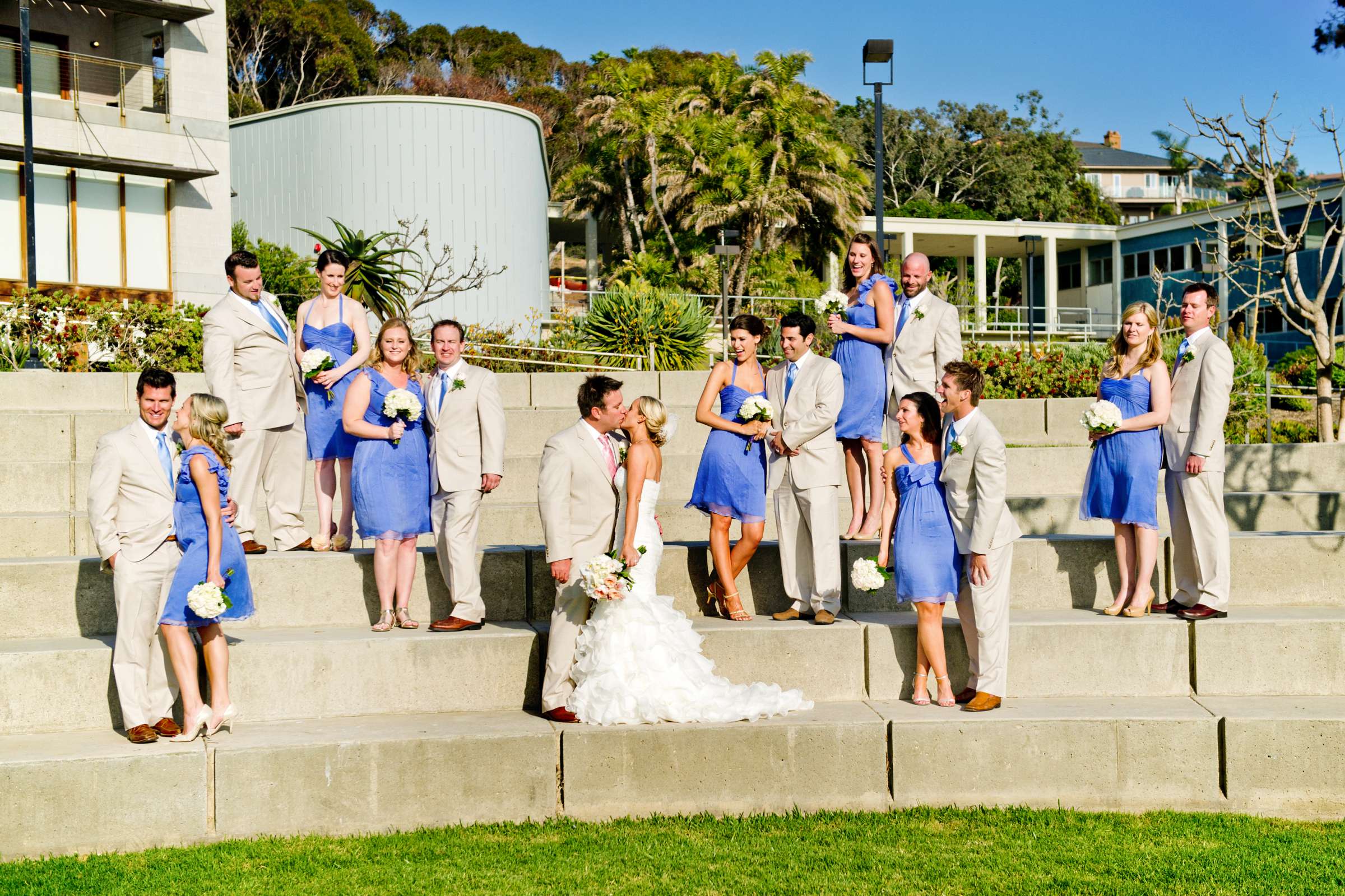 Scripps Seaside Forum Wedding coordinated by Crown Weddings, Briana and Wesley Wedding Photo #193962 by True Photography
