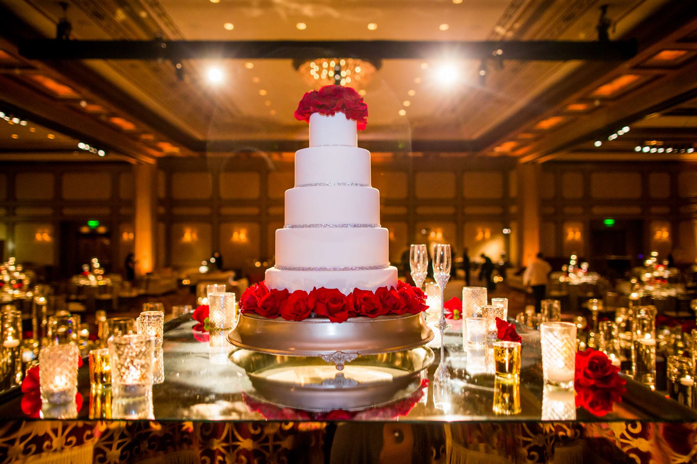 Cake at Fairmont Grand Del Mar Wedding coordinated by CZ Events, Chelsea and Aaron Wedding Photo #87 by True Photography