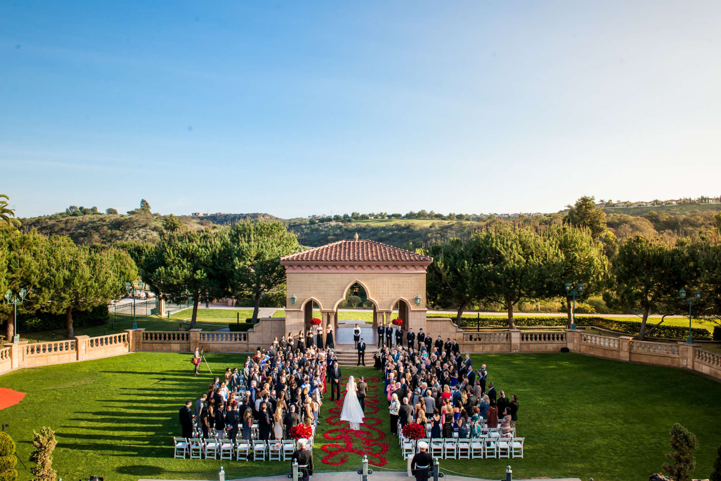 Ceremony at Fairmont Grand Del Mar Wedding coordinated by CZ Events, Chelsea and Aaron Wedding Photo #56 by True Photography