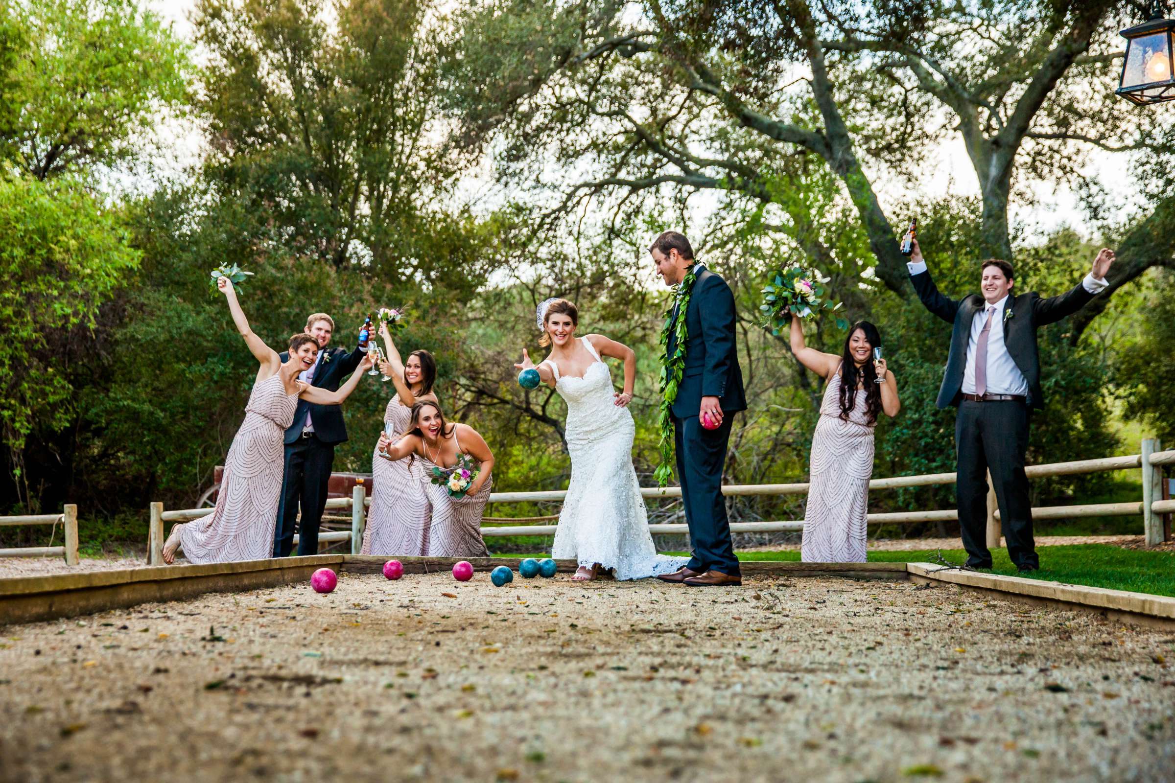 Bridal Party at Temecula Creek Inn Wedding, Therese and Joseph Wedding Photo #9 by True Photography