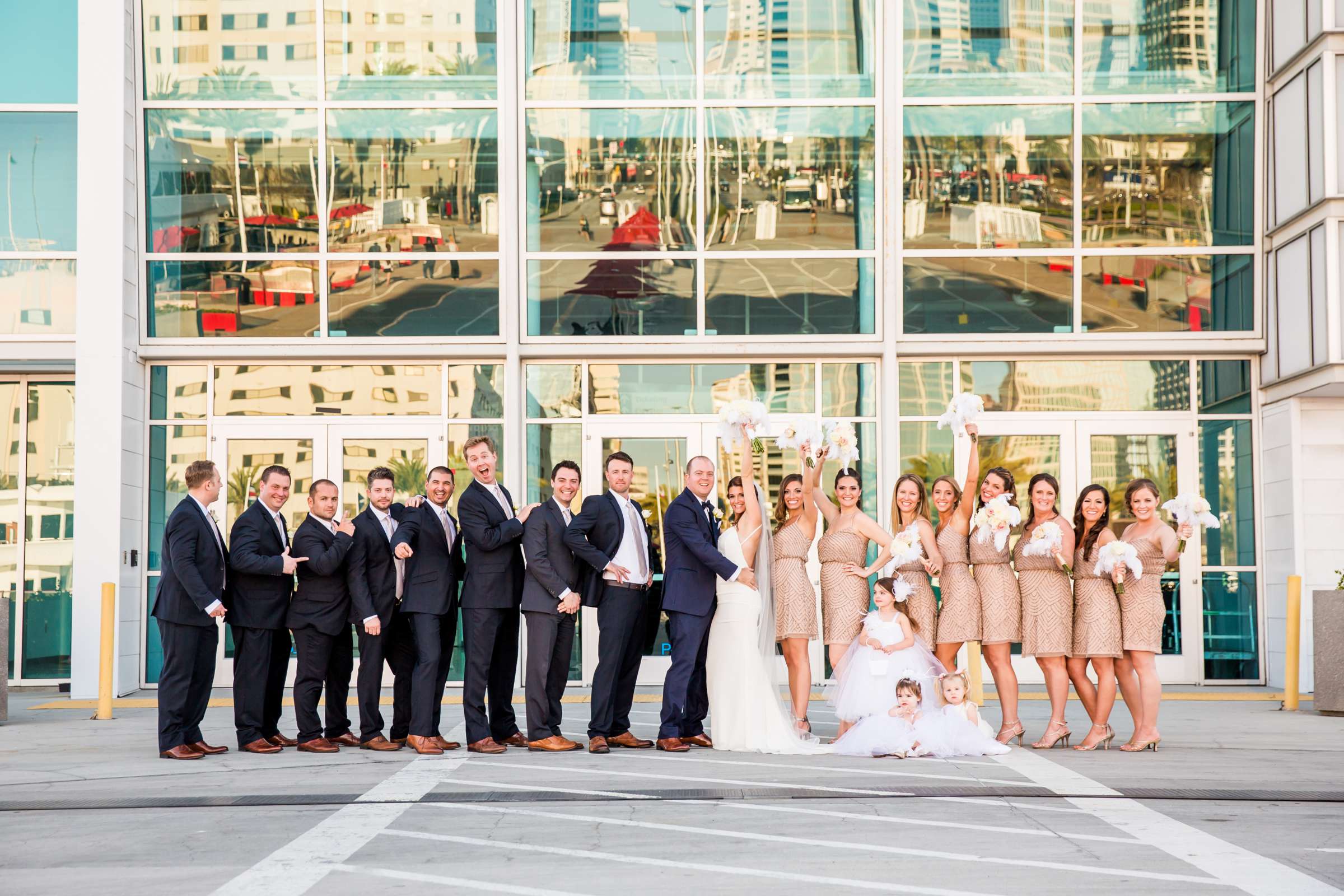 Port Pavilion on Broadway Pier Wedding coordinated by SD Weddings by Gina, Janie and Sean Wedding Photo #15 by True Photography