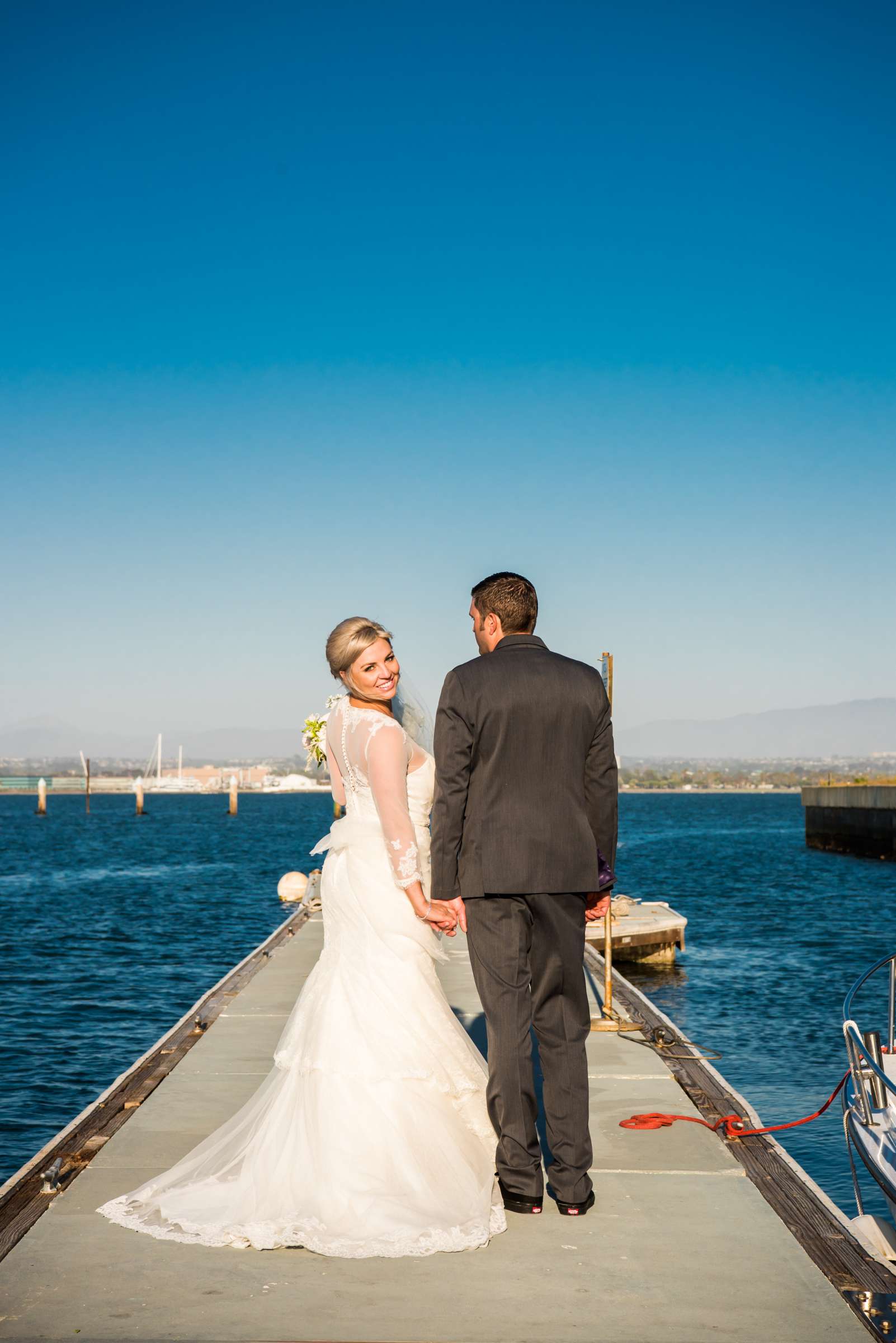 Coronado Cays Yacht Club Wedding coordinated by Creative Affairs Inc, Carylie and Kasey Wedding Photo #16 by True Photography