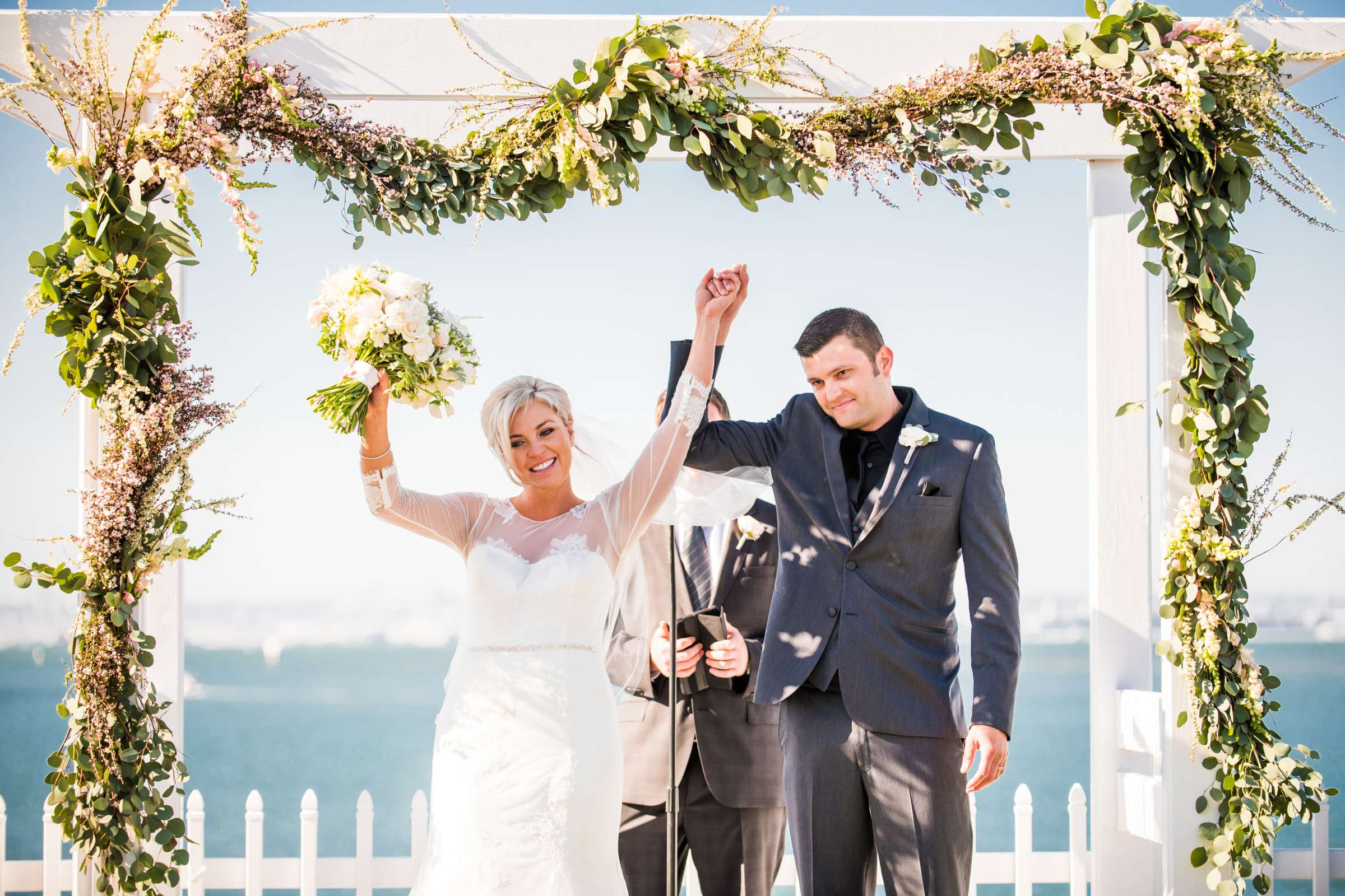 Coronado Cays Yacht Club Wedding coordinated by Creative Affairs Inc, Carylie and Kasey Wedding Photo #56 by True Photography