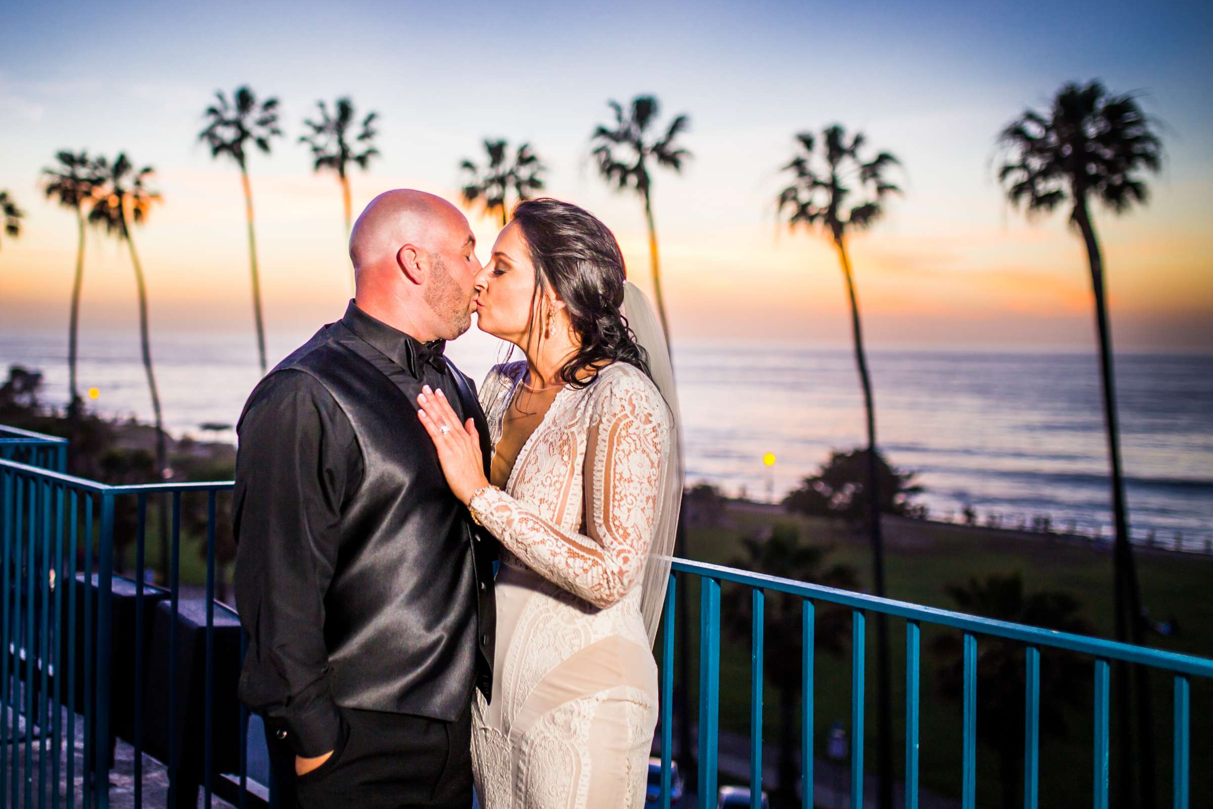 La Jolla Cove Rooftop Wedding, Melanie and Bradley Wedding Photo #18 by True Photography