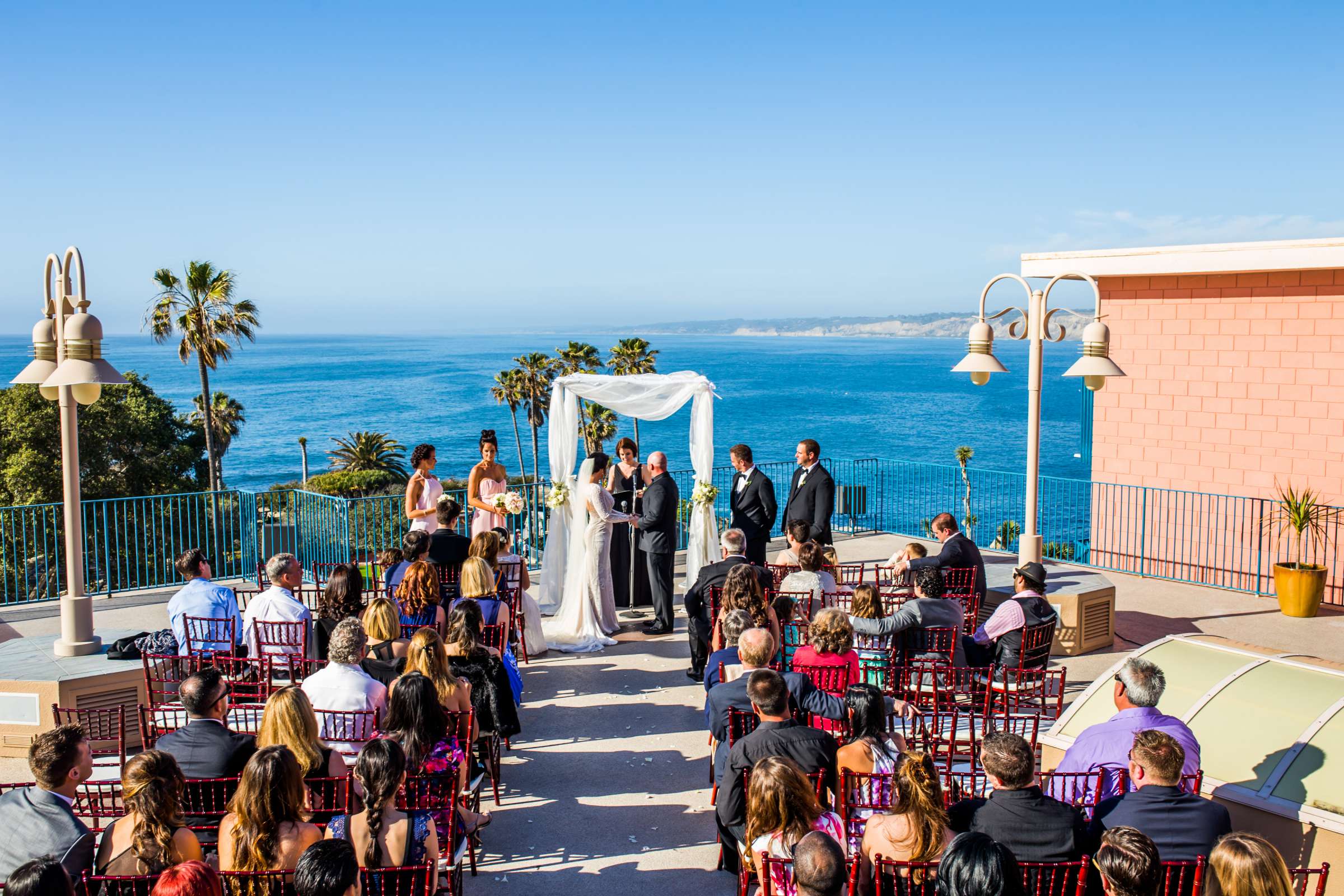 La Jolla Cove Rooftop Wedding, Melanie and Bradley Wedding Photo #55 by True Photography