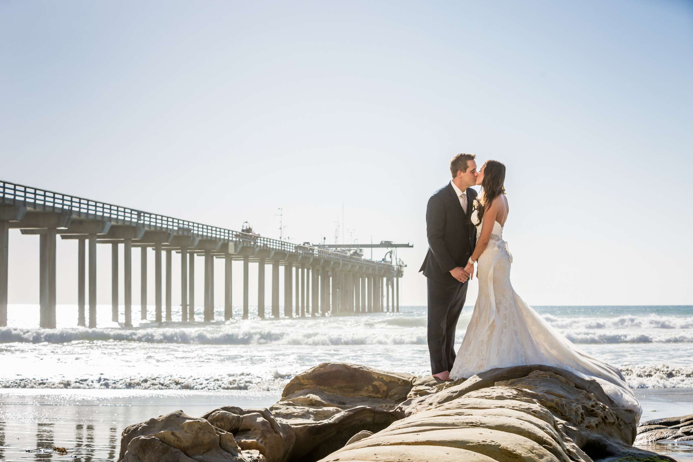 Scripps Seaside Forum Wedding coordinated by Luxe Special Events, Angela and Kyle Wedding Photo #4 by True Photography