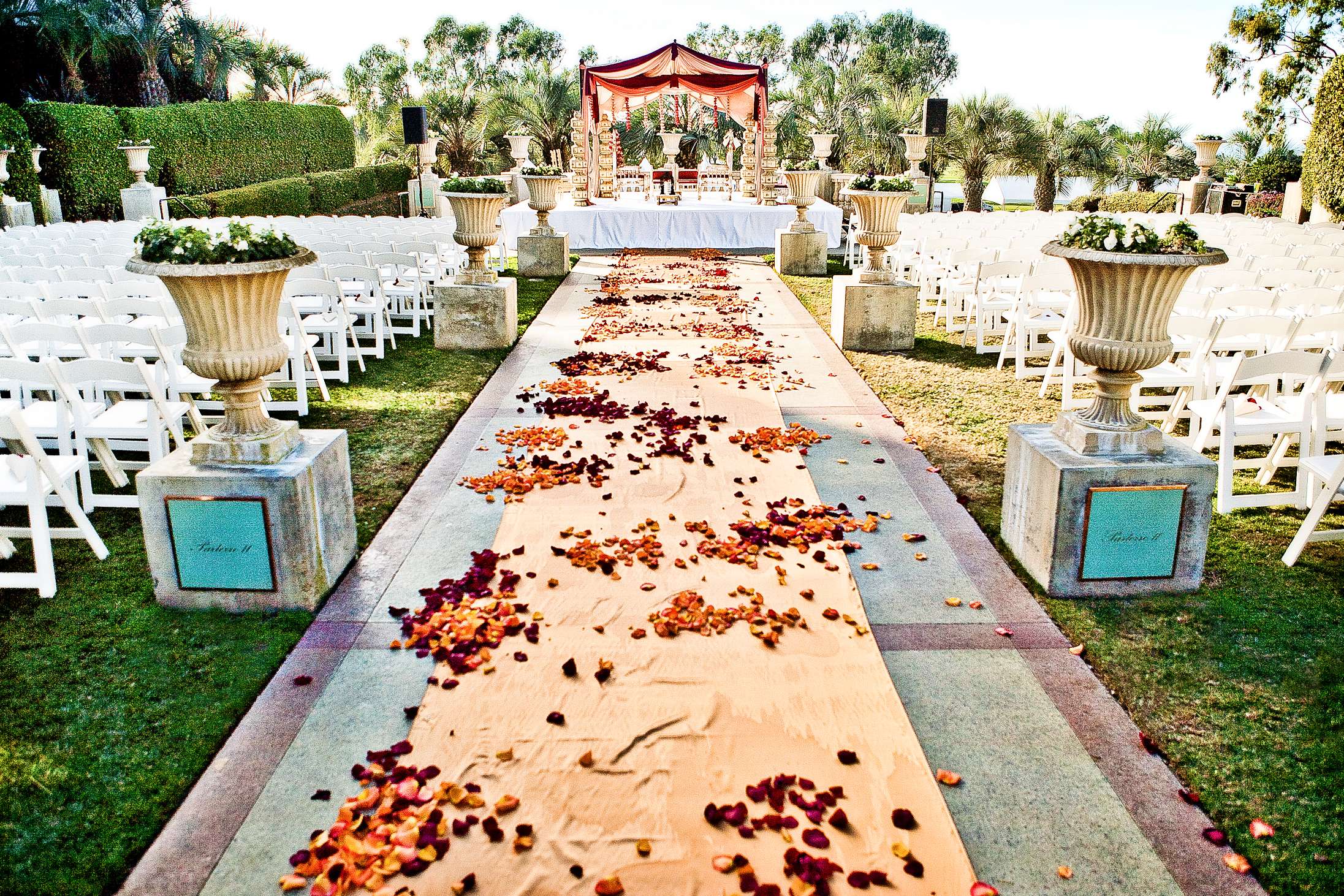 Hilton La Jolla Torrey Pines Wedding coordinated by Thomas Bui Lifestyle, Seema and Mahesh Wedding Photo #217361 by True Photography
