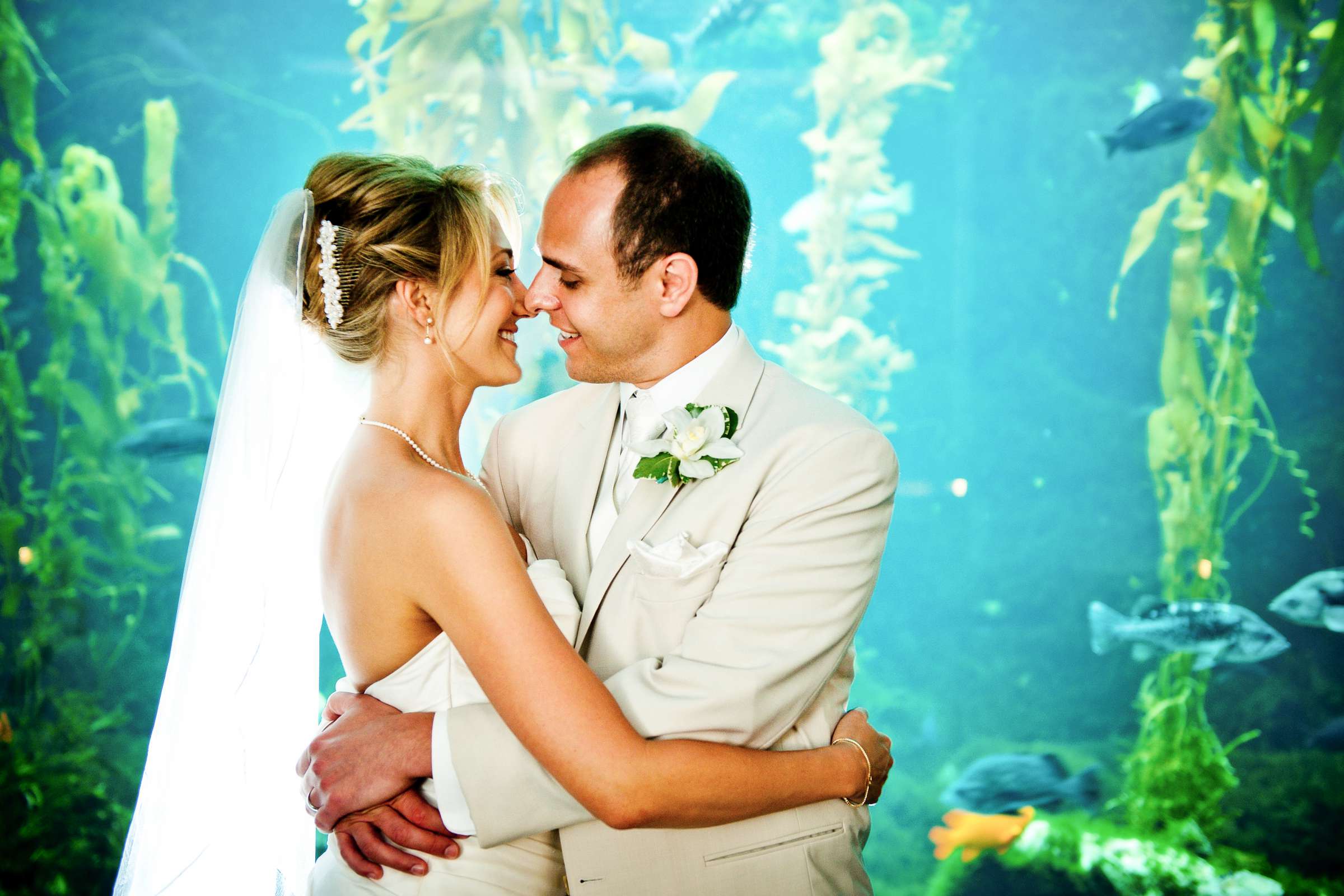 Birch Aquarium at Scripps Wedding coordinated by Bridal Bar, Jenny and Chris Wedding Photo #217504 by True Photography