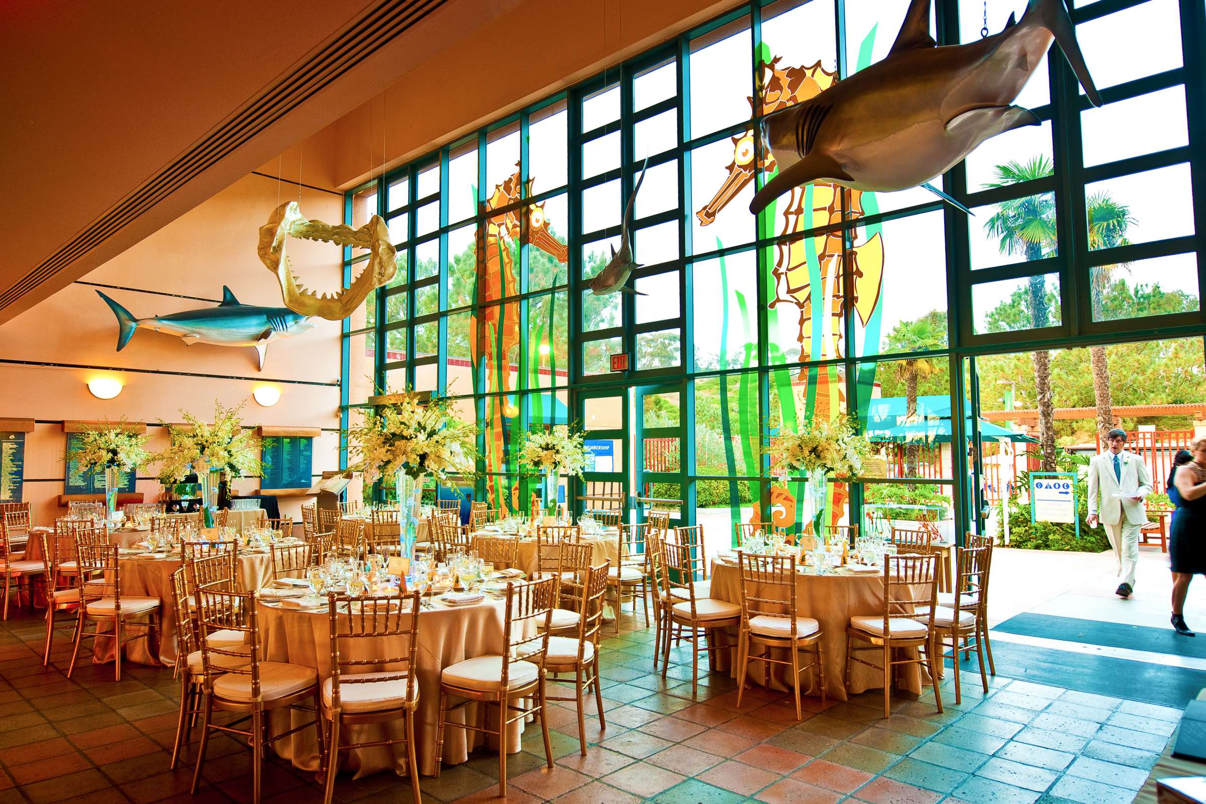 Birch Aquarium at Scripps Wedding coordinated by Bridal Bar, Jenny and Chris Wedding Photo #217508 by True Photography