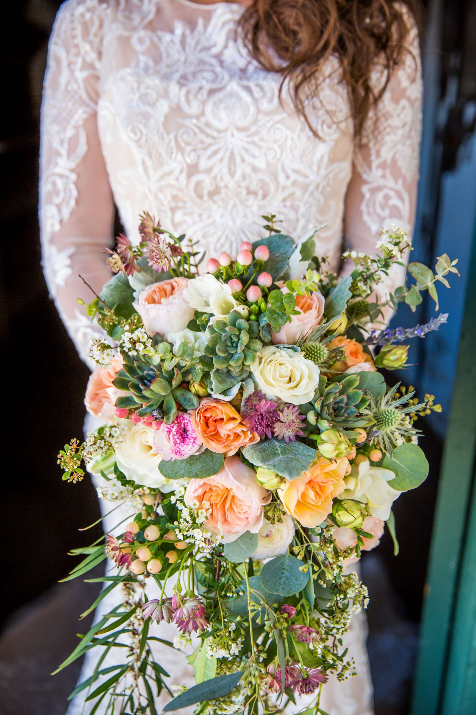 Bouquet at Rancho Guajome Adobe Wedding coordinated by Selina Rose Weddings & Events, Leticia and Anthony Wedding Photo #25 by True Photography