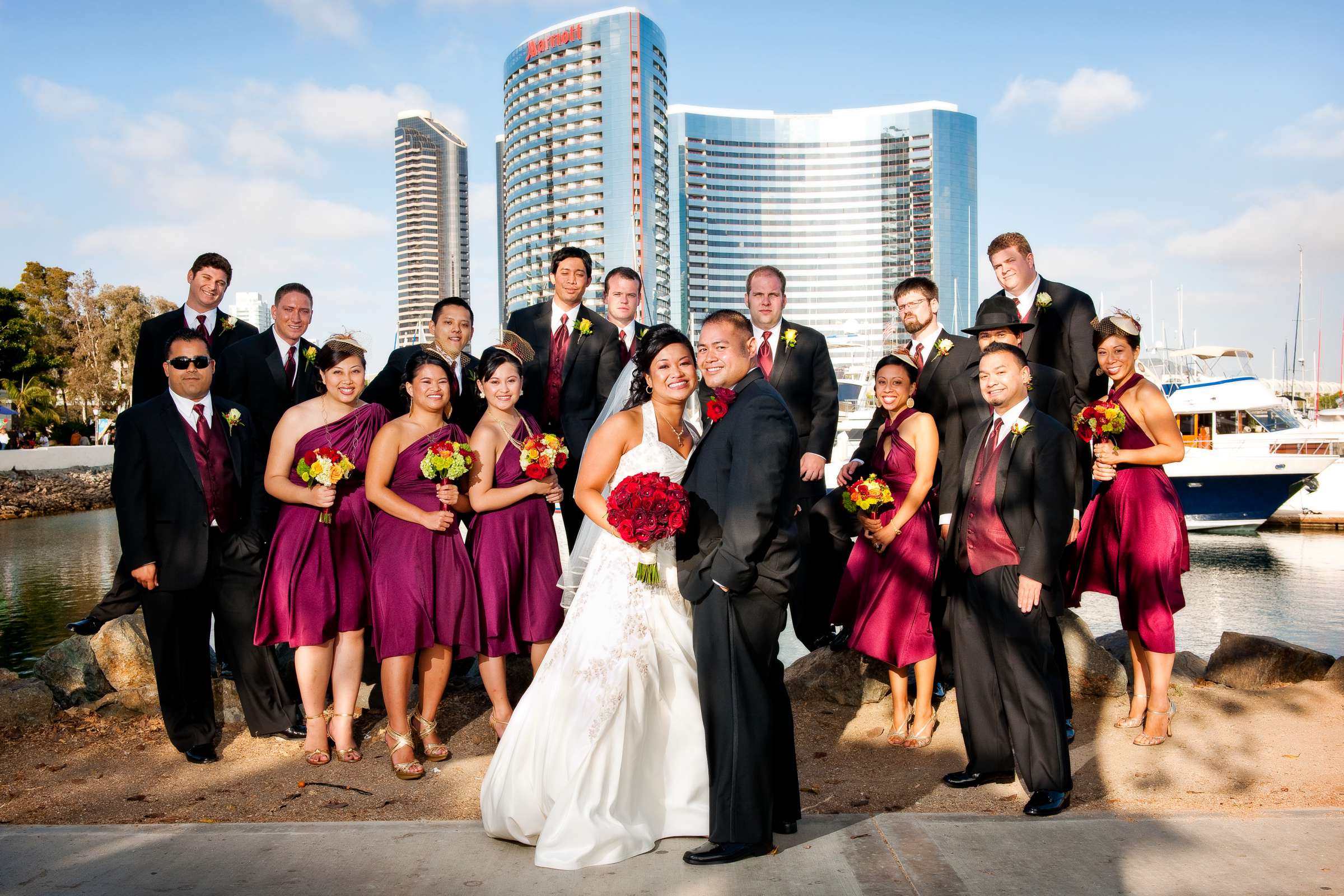 Manchester Grand Hyatt San Diego Wedding coordinated by Bellz and Whistlez, Joanne and Justin Wedding Photo #218986 by True Photography