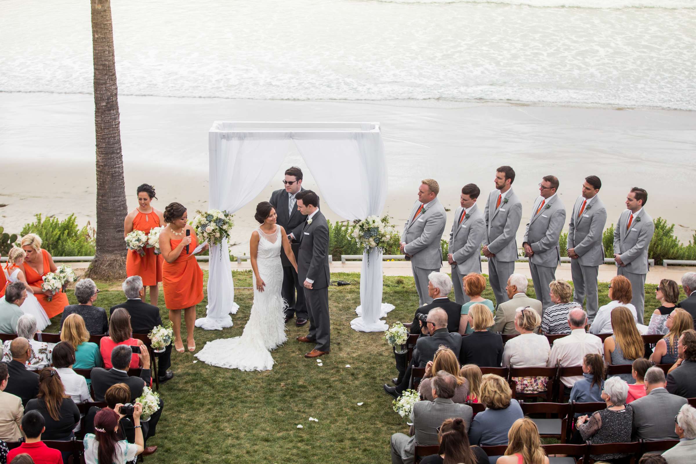 Scripps Seaside Forum Wedding coordinated by First Comes Love Weddings & Events, Katy and Adam Wedding Photo #46 by True Photography