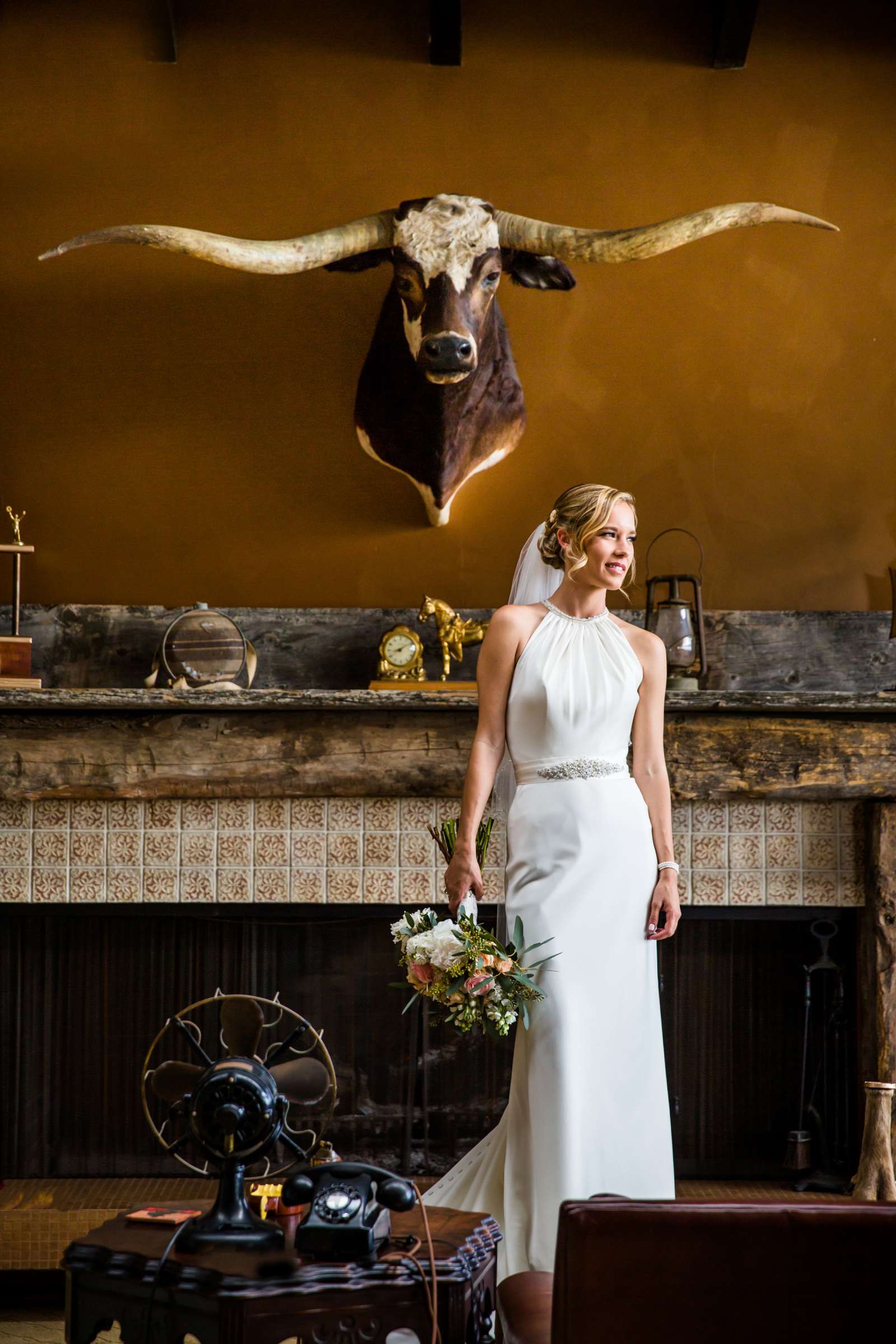 Bride at Condors Nest Ranch Wedding, Allison and Justin Wedding Photo #2 by True Photography