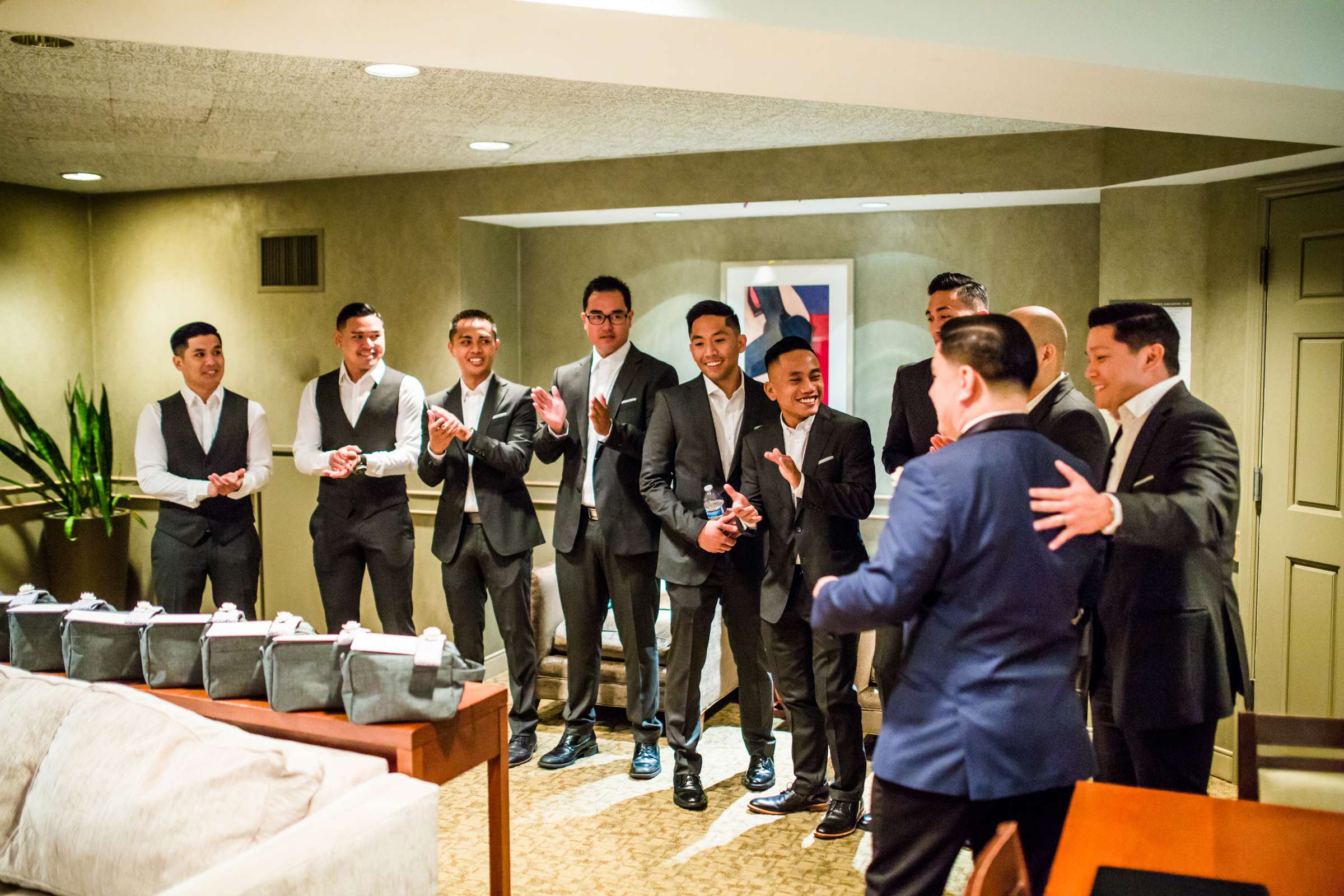 The Westin San Francisco Airport Wedding coordinated by Dreams on a Dime Events & Weddings, Katrina and Christopher Wedding Photo #56 by True Photography