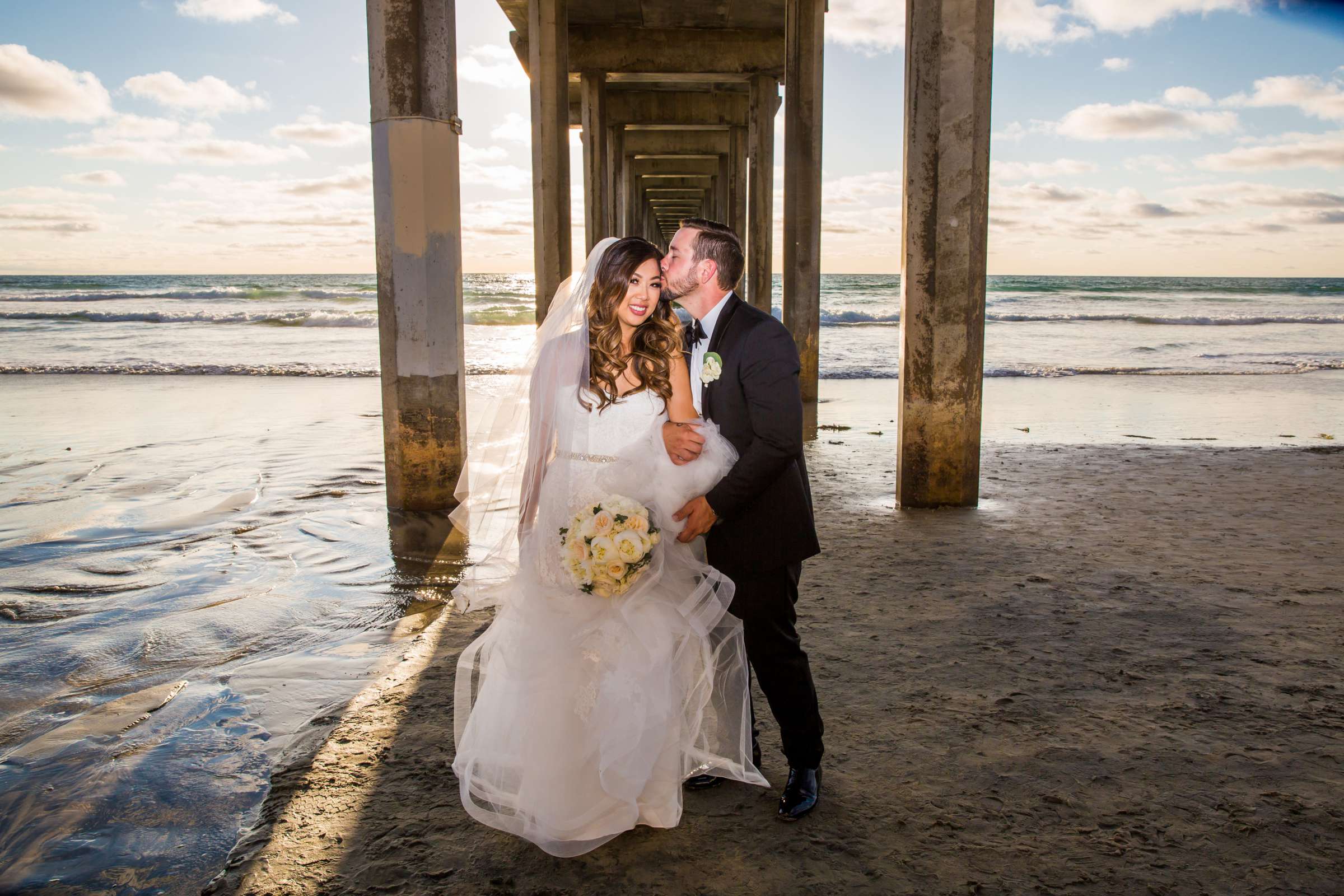 Scripps Seaside Forum Wedding coordinated by Lavish Weddings, Christie and Nate Wedding Photo #222069 by True Photography
