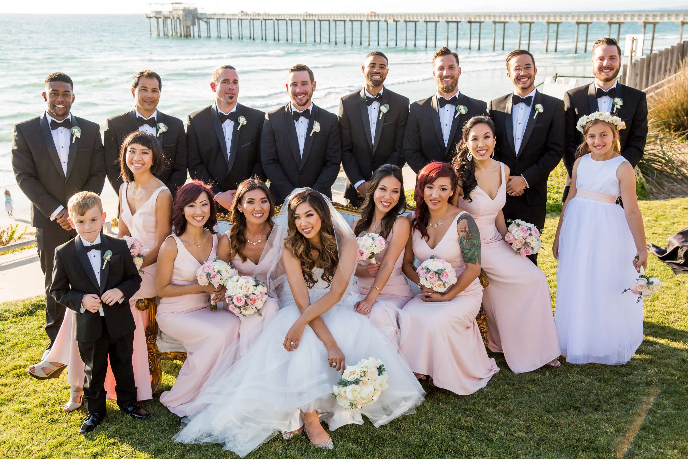 Scripps Seaside Forum Wedding coordinated by Lavish Weddings, Christie and Nate Wedding Photo #222097 by True Photography