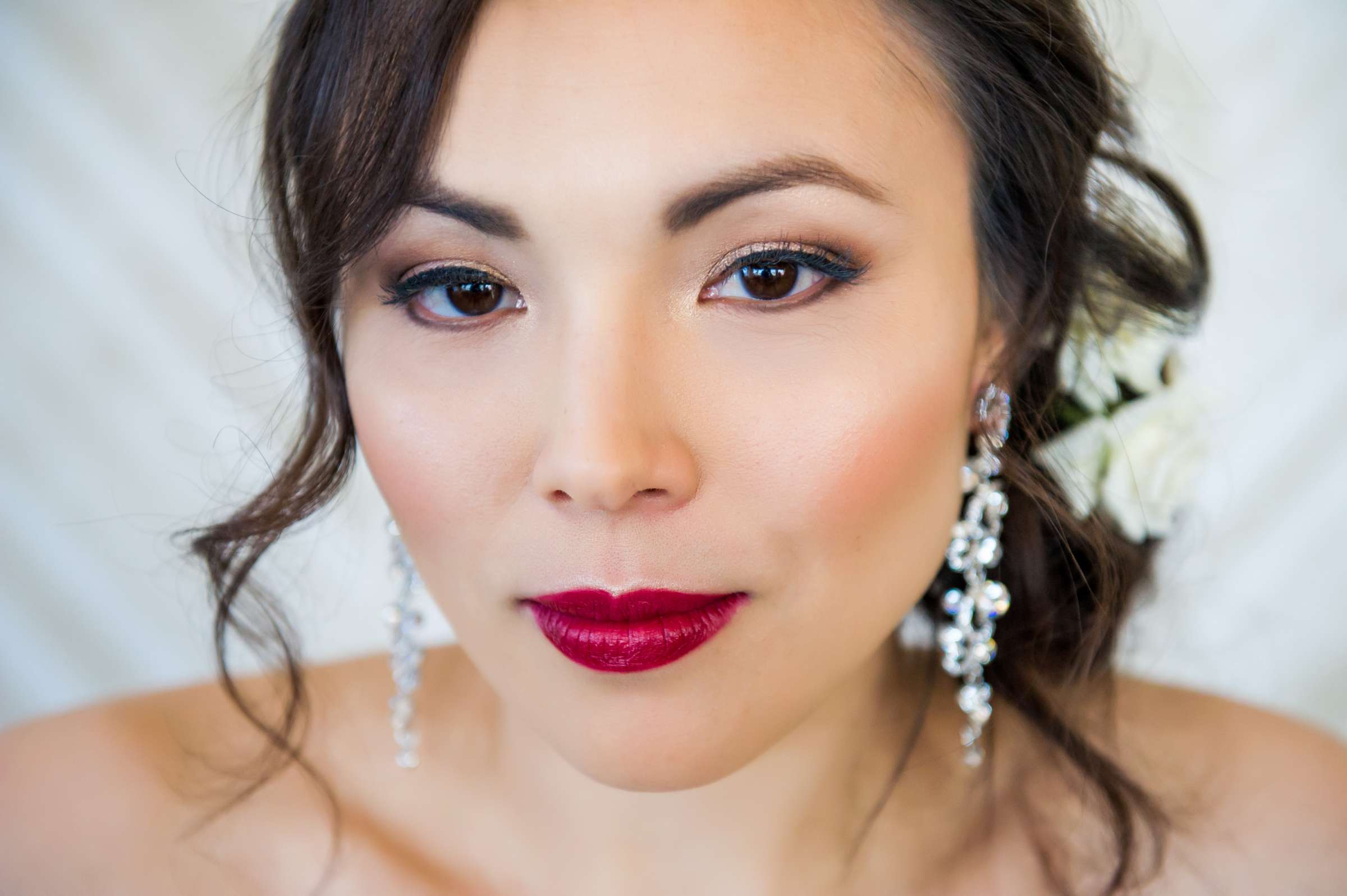 Makeup at La Valencia Wedding coordinated by Crown Weddings, Autumn and Steven Wedding Photo #222921 by True Photography