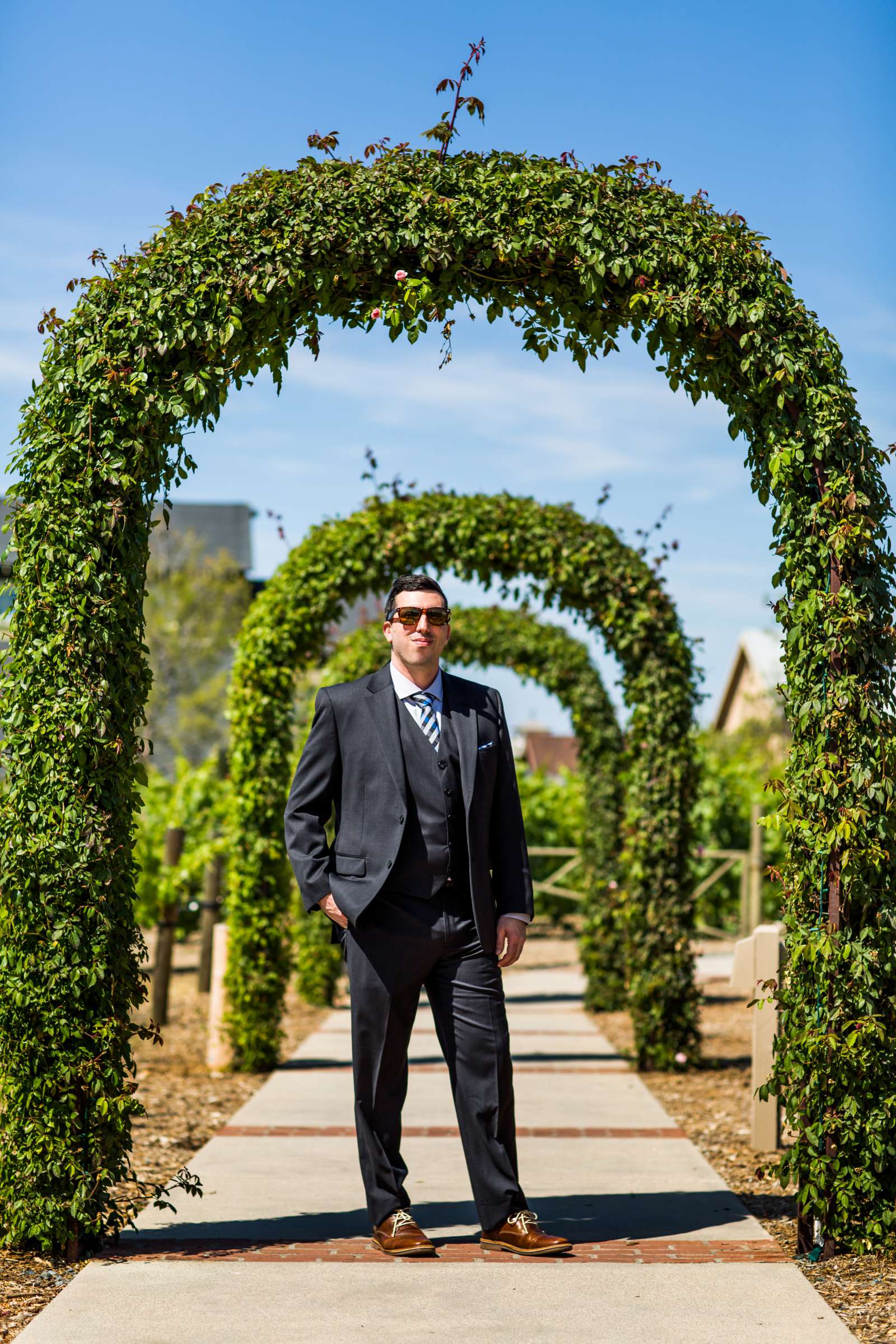 Ponte Estate Winery Wedding coordinated by Seven Stems Floral Design & Events, Jennifer and Justin Wedding Photo #56 by True Photography