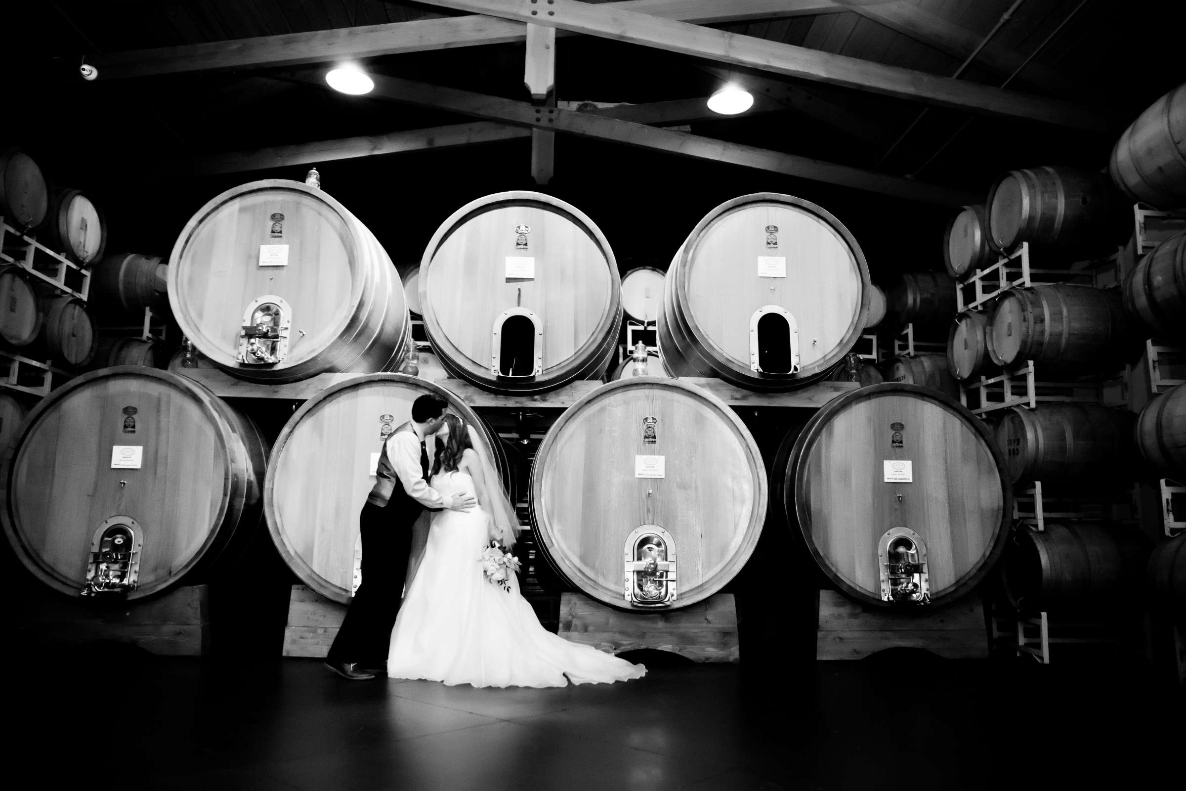 Ponte Estate Winery Wedding coordinated by Seven Stems Floral Design & Events, Jennifer and Justin Wedding Photo #90 by True Photography