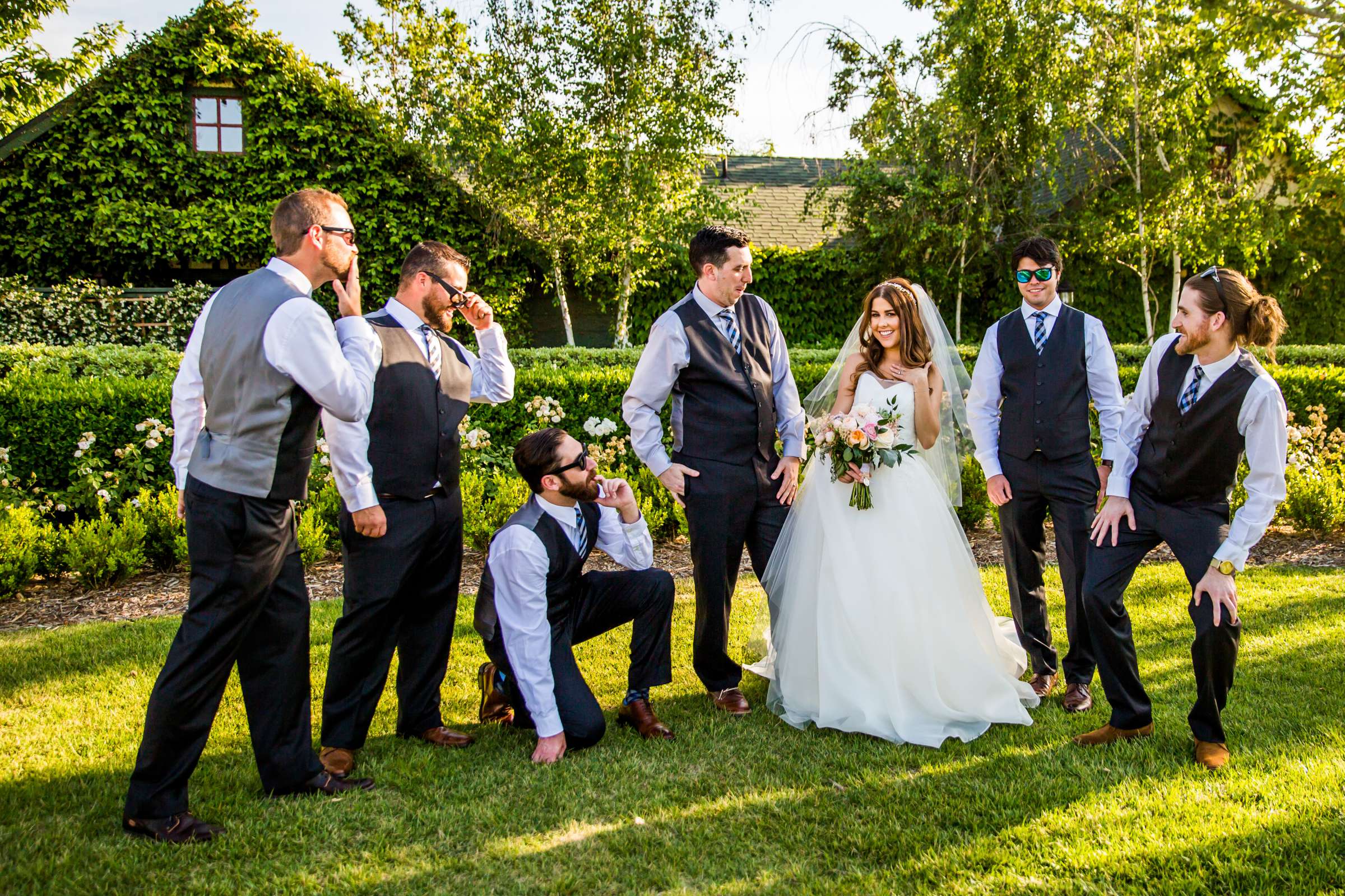 Ponte Estate Winery Wedding coordinated by Seven Stems Floral Design & Events, Jennifer and Justin Wedding Photo #92 by True Photography