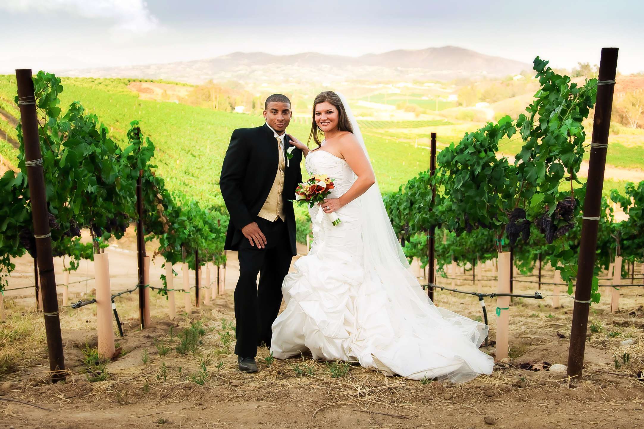 South Coast Winery Wedding, Brooke and Jamaal Wedding Photo #18 by True Photography