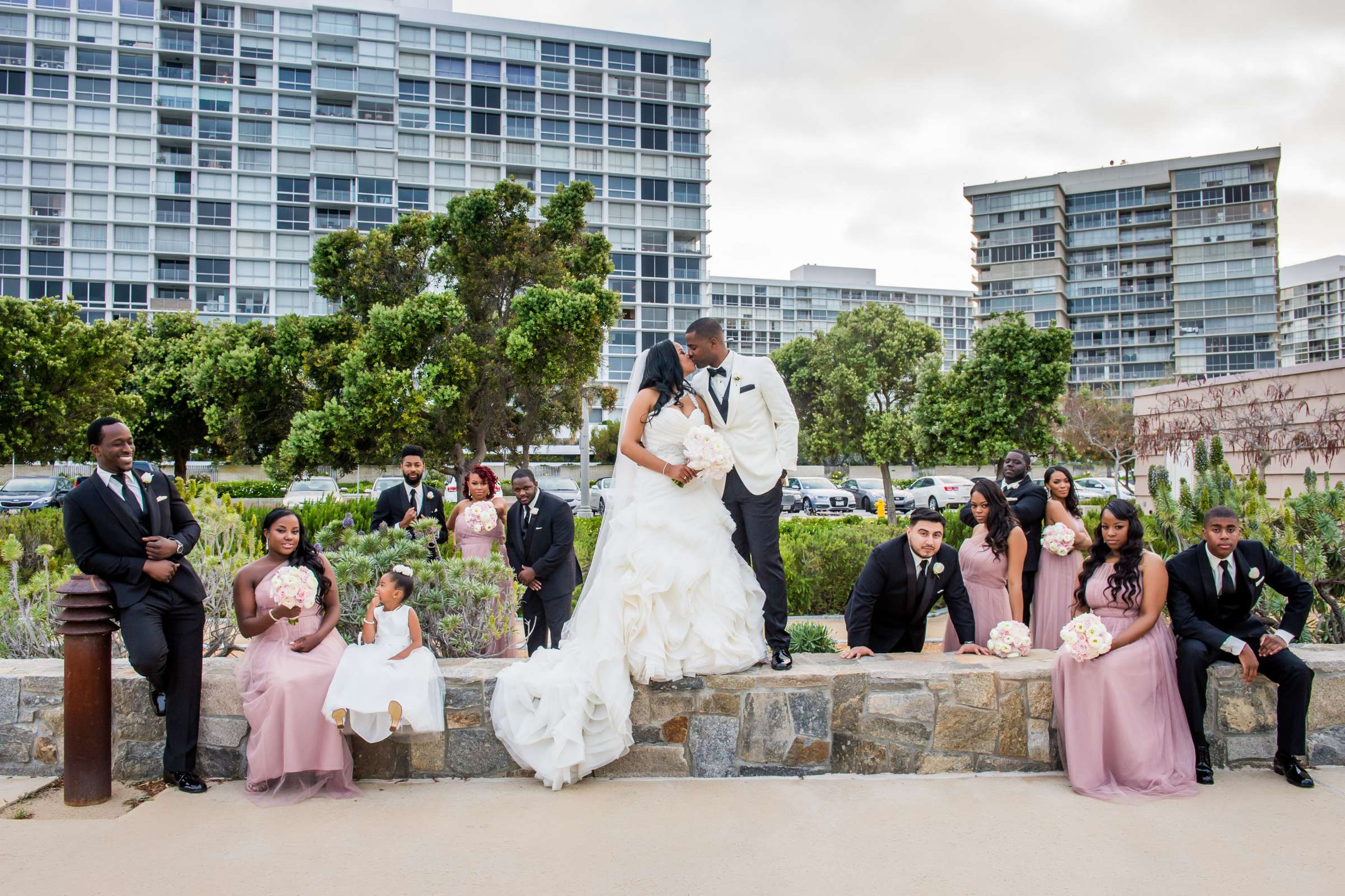 Coronado Community Center Wedding coordinated by First Comes Love Weddings & Events, Nikia and Charles Wedding Photo #226141 by True Photography