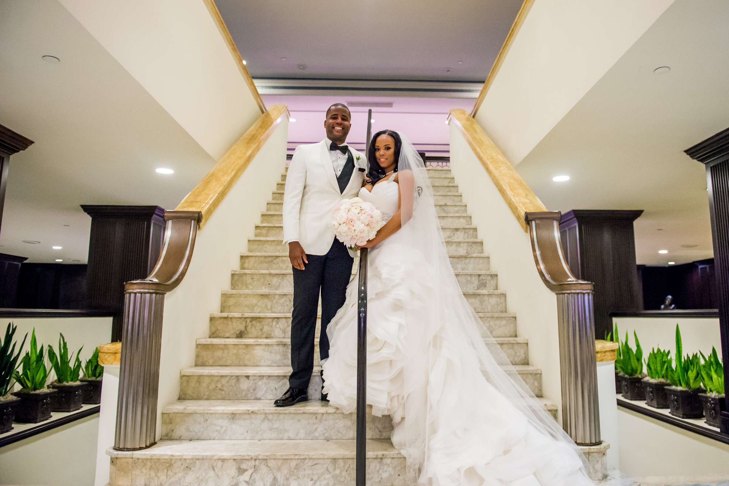 Coronado Community Center Wedding coordinated by First Comes Love Weddings & Events, Nikia and Charles Wedding Photo #226176 by True Photography